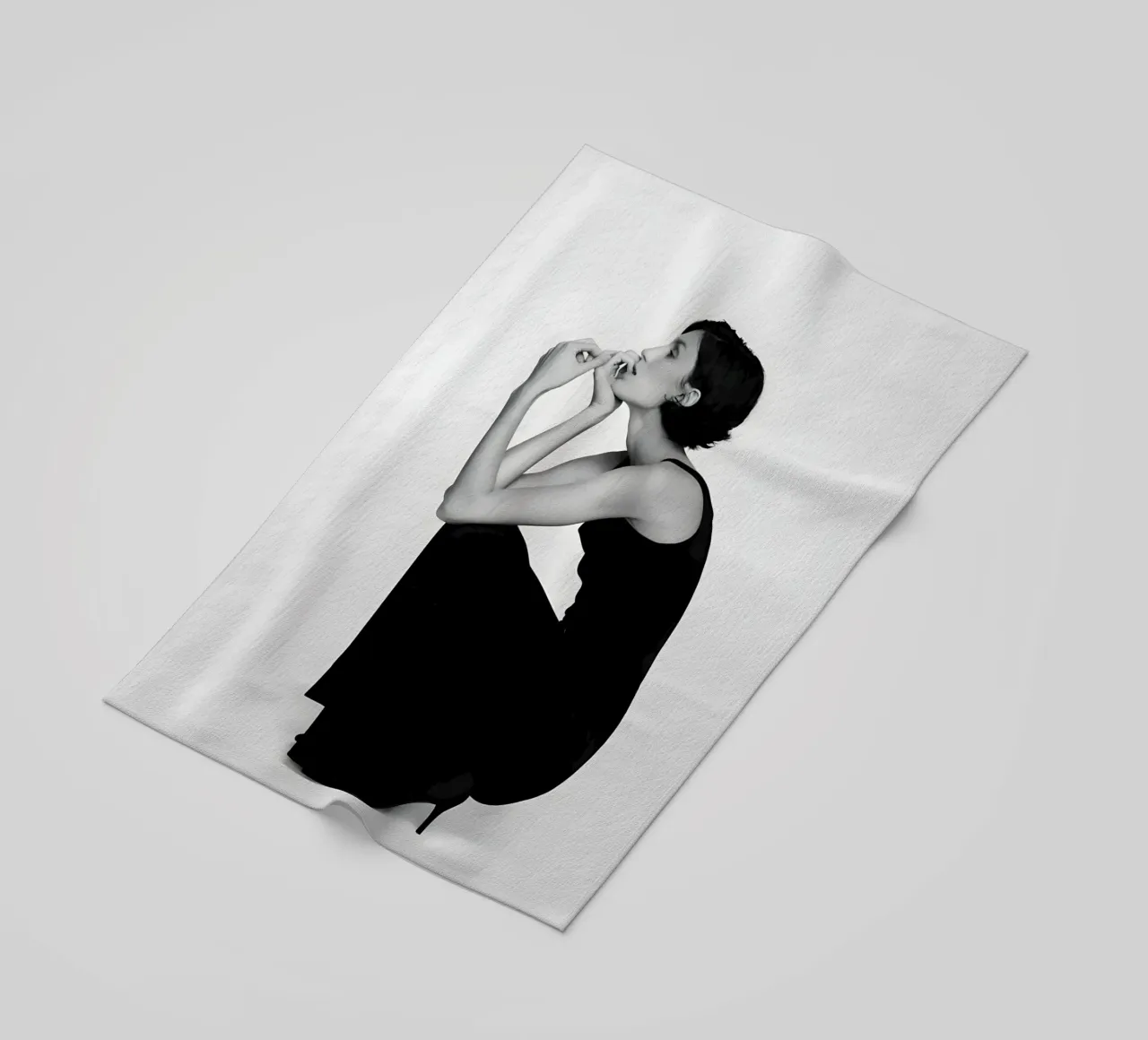 Linea monocromatica telo mare da Galery Vintage