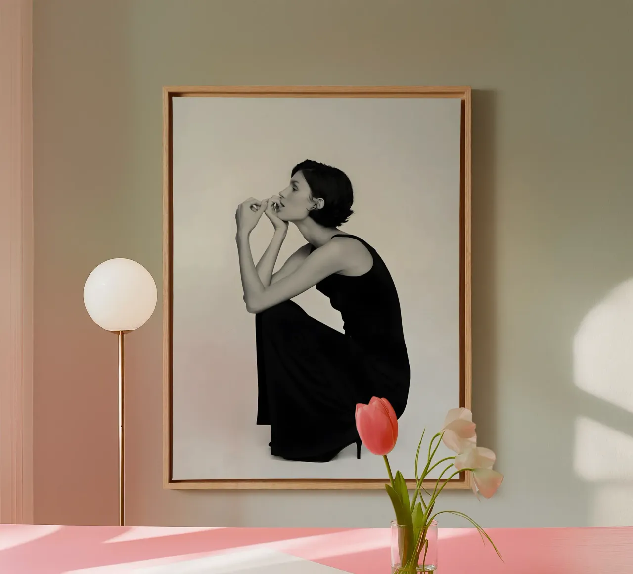 Linea monocromatica tela da Galery Vintage