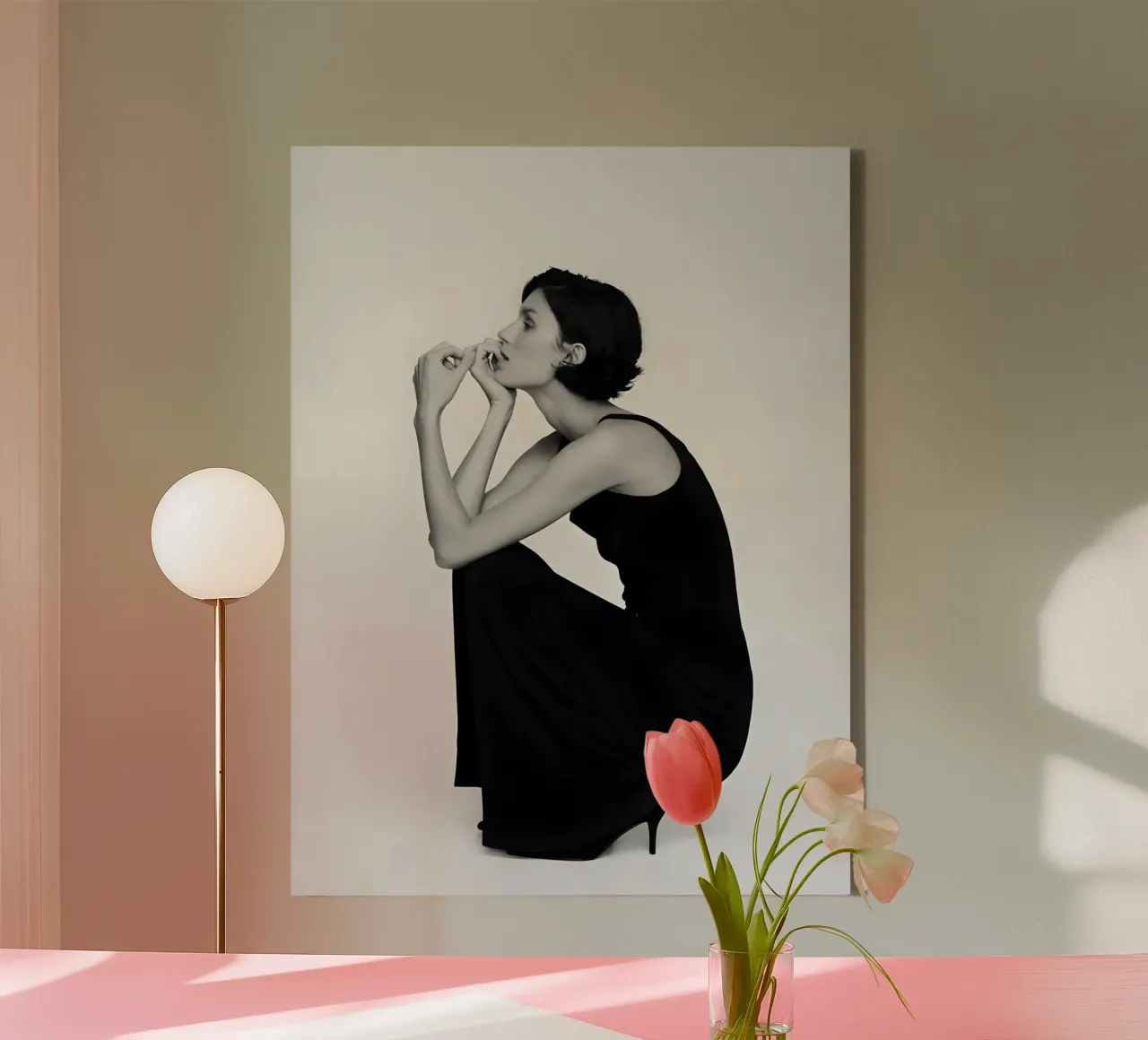 Linea monocromatica tela da Galery Vintage