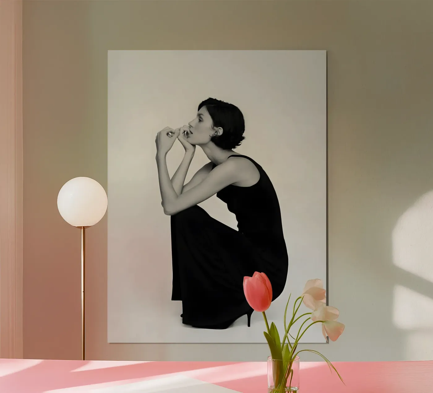 Monochrome Line poster de Galery Vintage