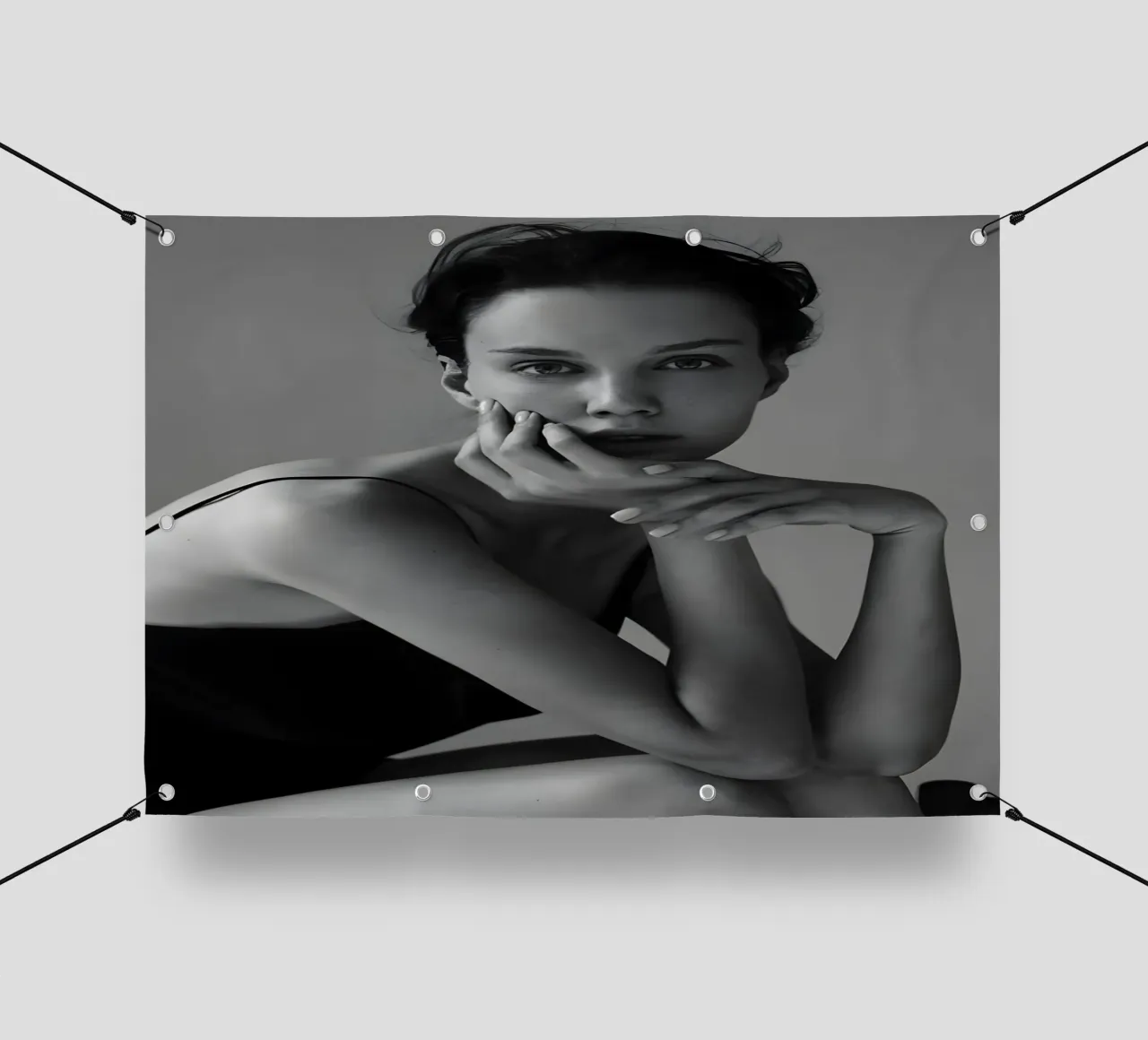 Sguardo ininterrotto telo in pvc da Galery Vintage