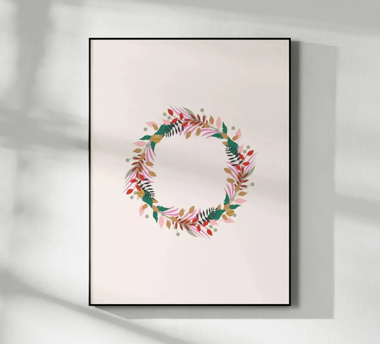 Wreath Editorial acrylic glass by janamossmann
