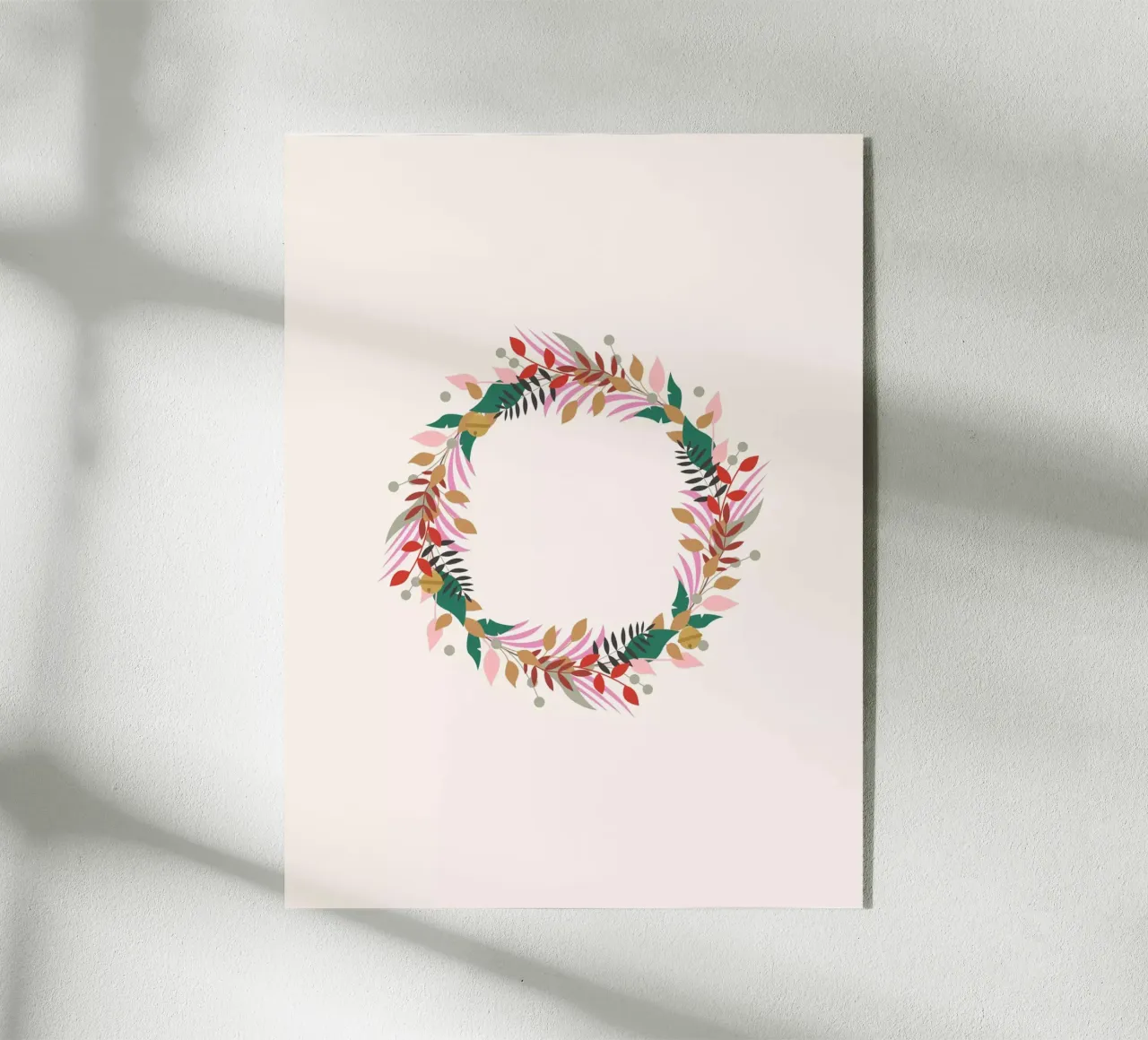 Wreath Editorial acrylic glass by janamossmann