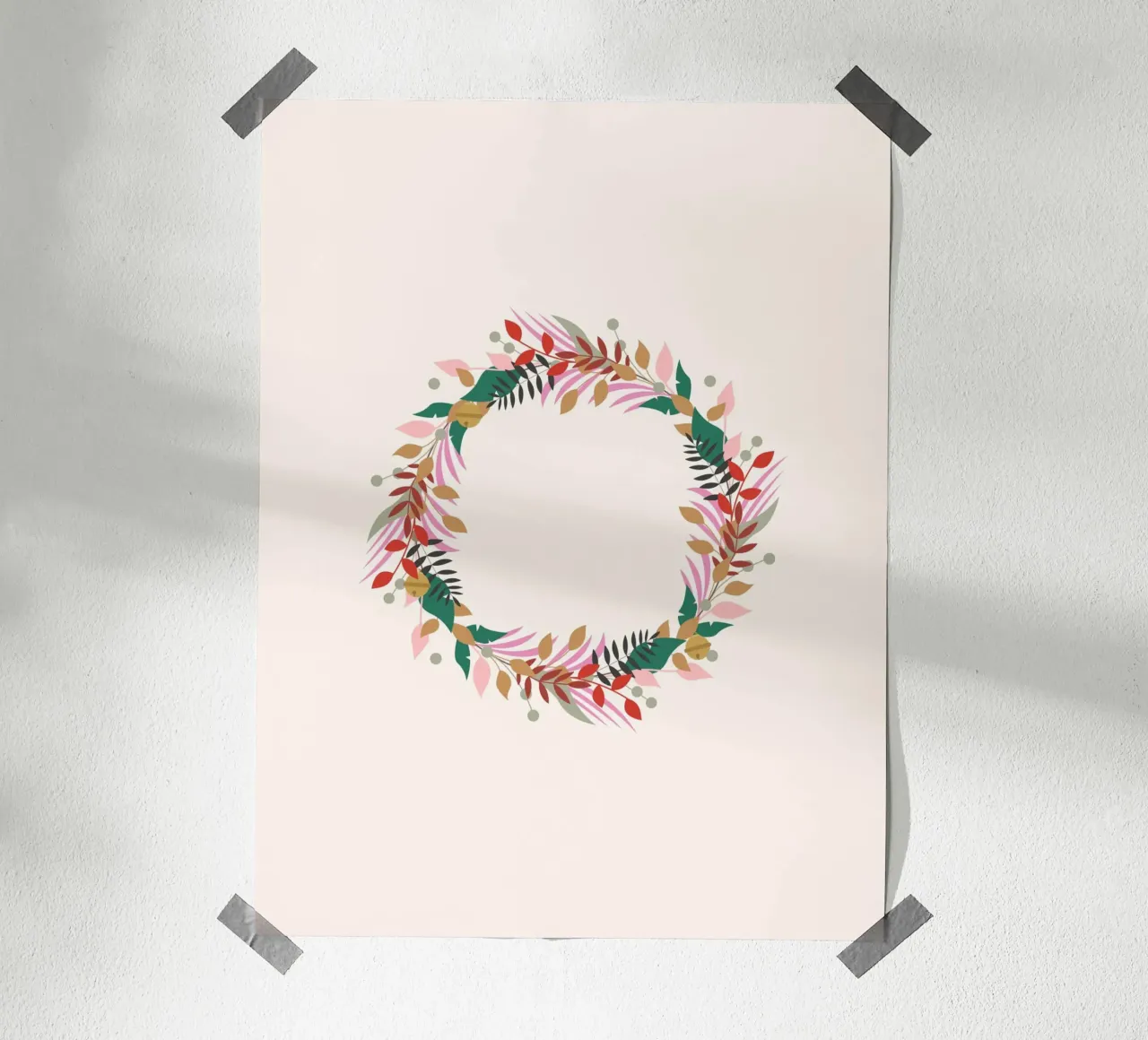 Editoriale Corona di fiori carta hahnemühle da janamossmann