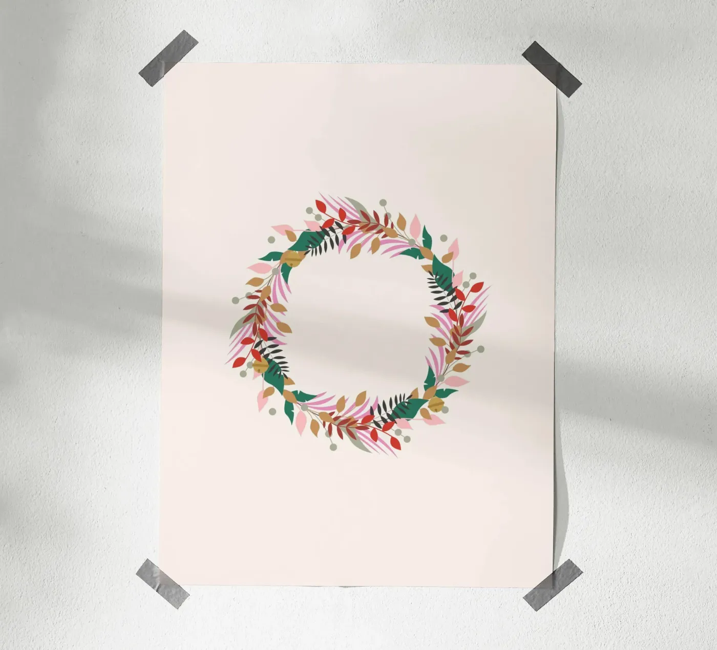 Wreath Editorial poster by janamossmann