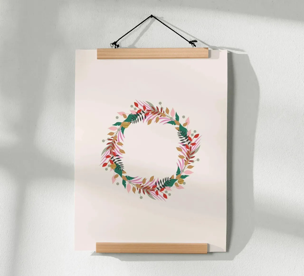 Editoriale Corona di fiori carta hahnemühle da janamossmann