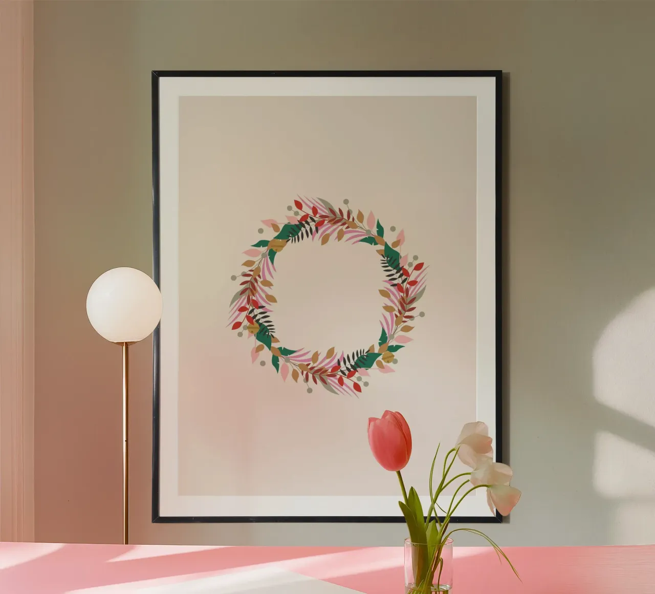 Editoriale Corona di fiori carta hahnemühle da janamossmann