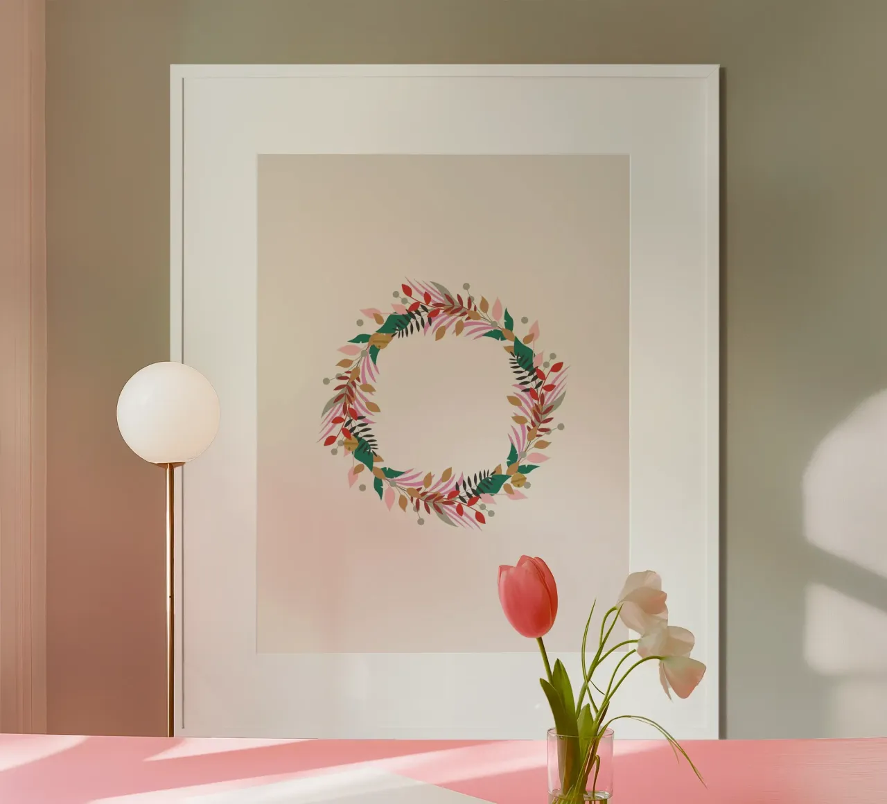 Editoriale Corona di fiori carta hahnemühle da janamossmann