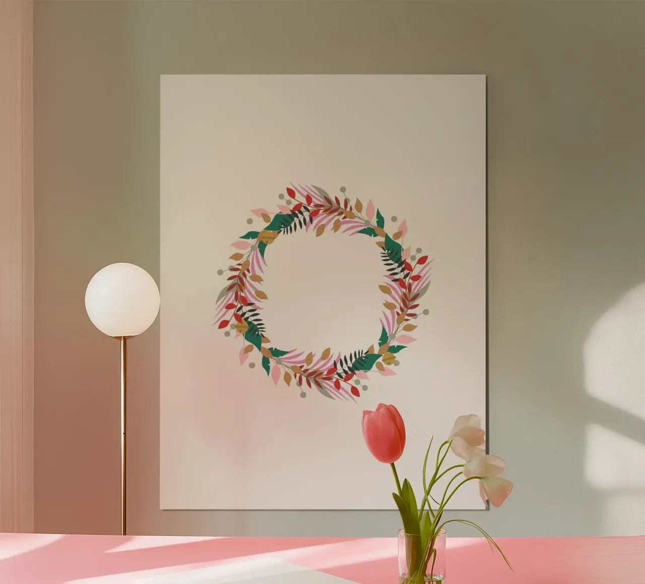 Editoriale Corona di fiori carta hahnemühle da janamossmann