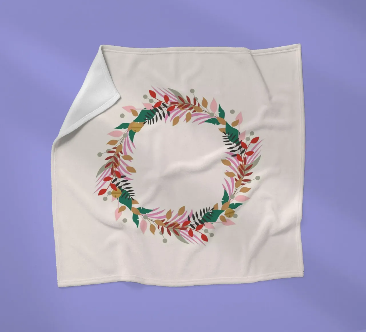 Editoriale Corona di fiori coperta in pile da janamossmann