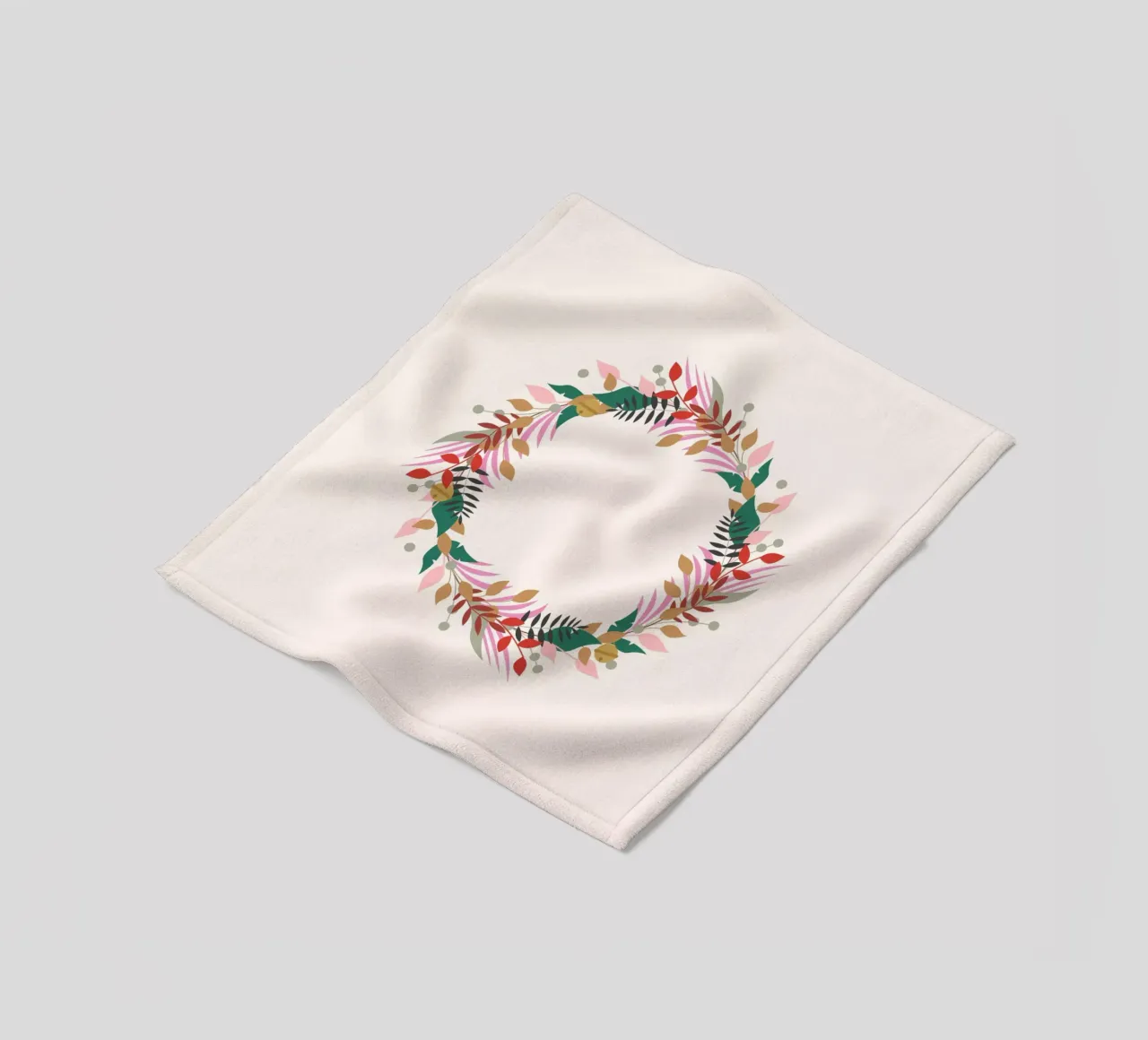 Editoriale Corona di fiori coperta in pile da janamossmann