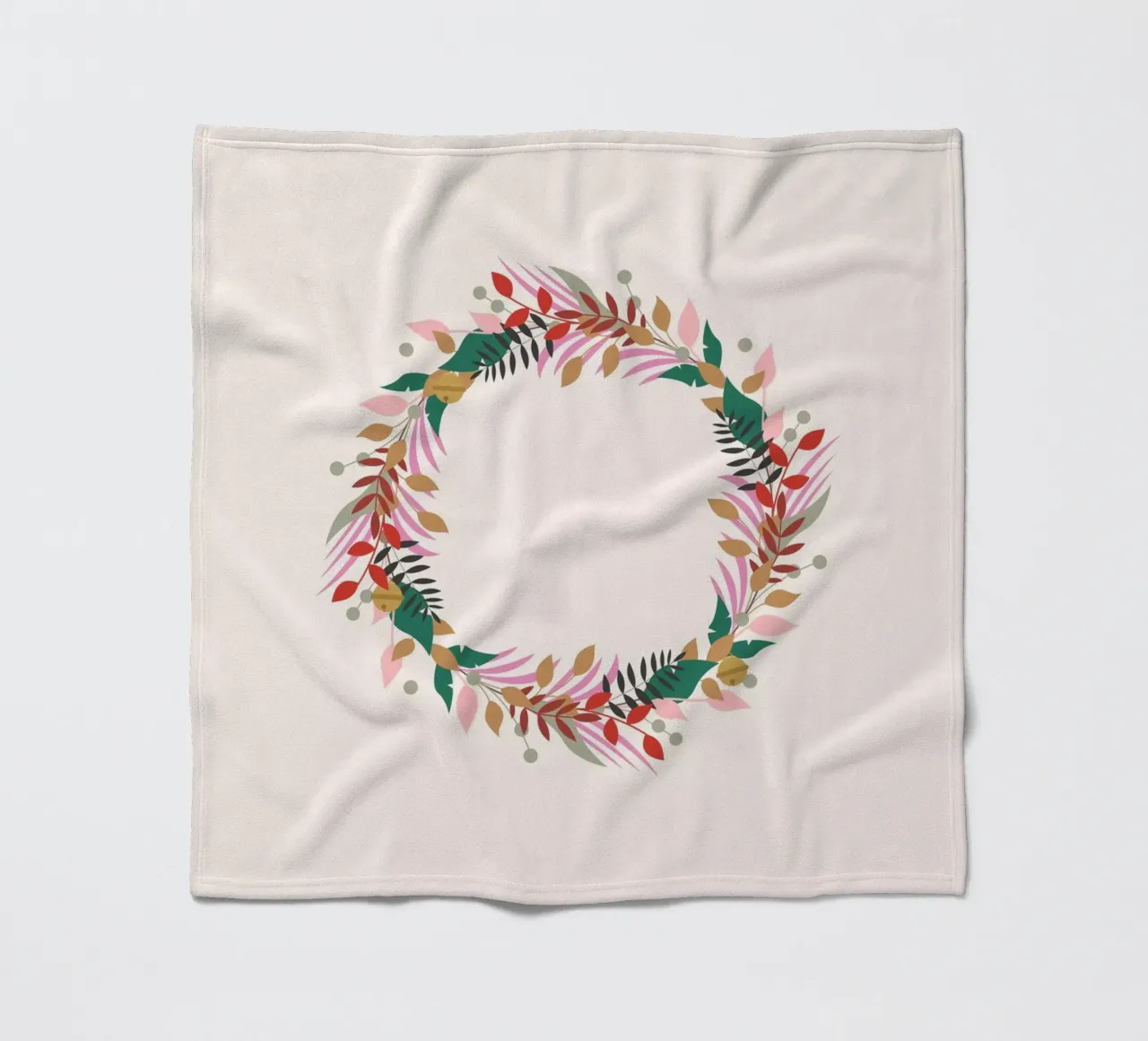 Editoriale Corona di fiori coperta in pile da janamossmann