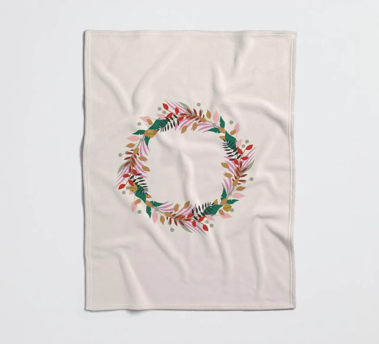 Editoriale Corona di fiori coperta in pile da janamossmann