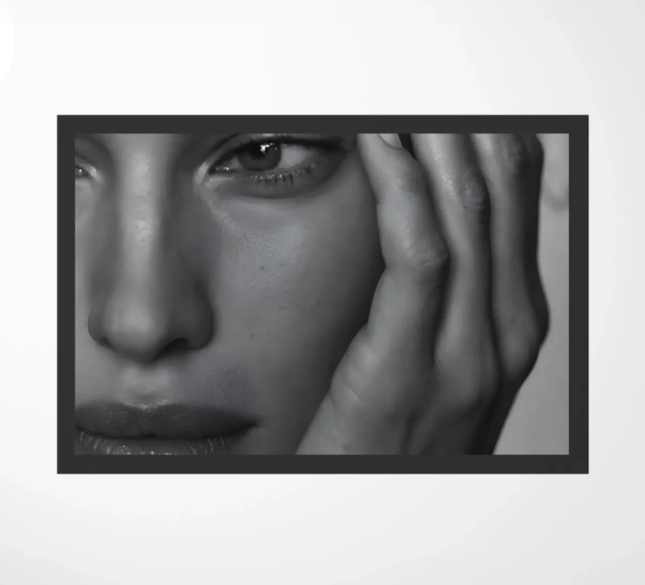 Gedeeltelijke onthulling deurmat van Galery Vintage