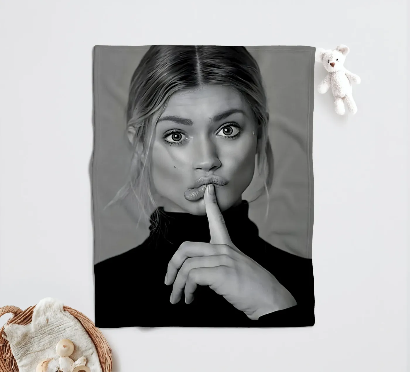 Ssst.... Fleecedecke von Galery Vintage