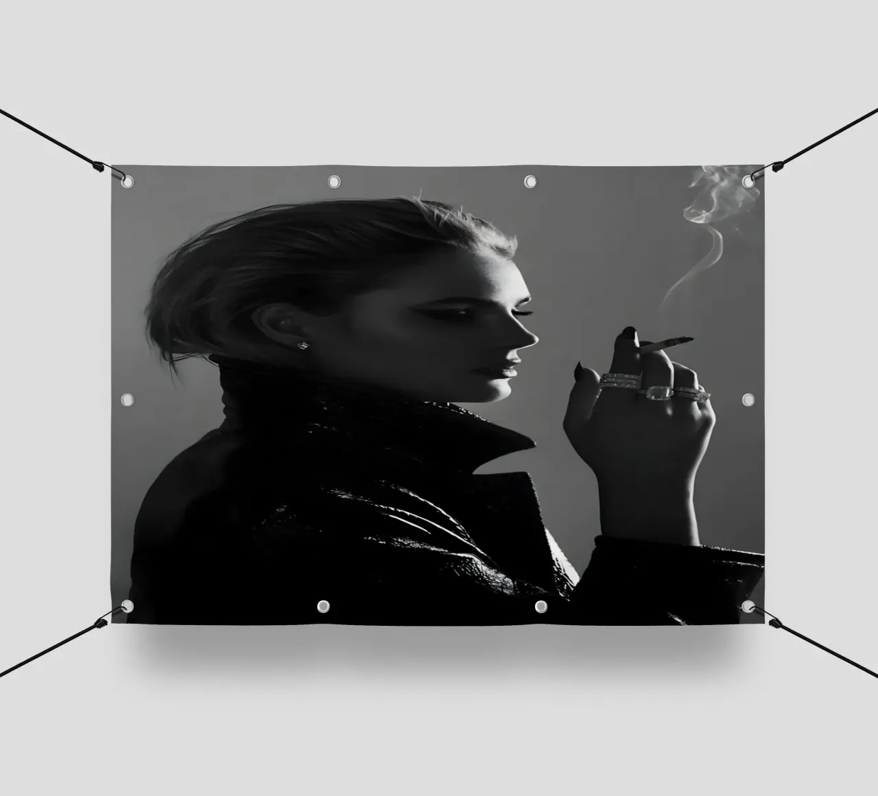 Fumo e profilo telo in pvc da Galery Vintage