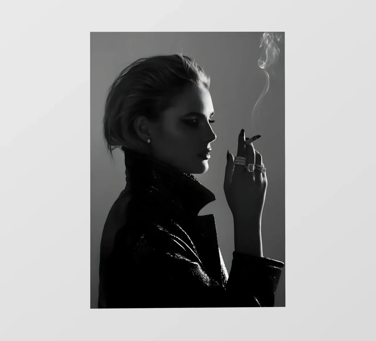 Fumo e profilo telo in pvc da Galery Vintage