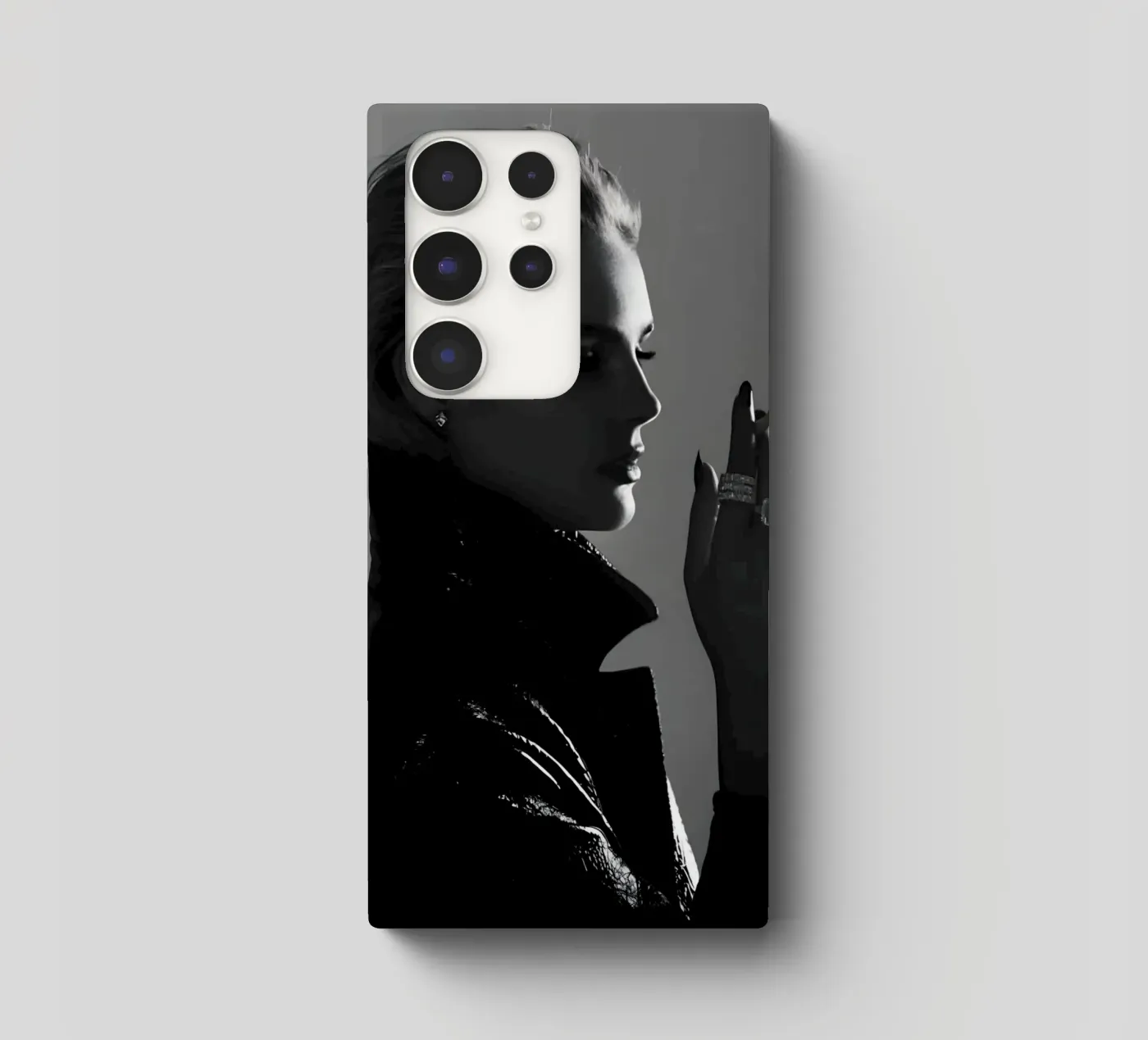 Smoke and Profile coque samsung de Galery Vintage