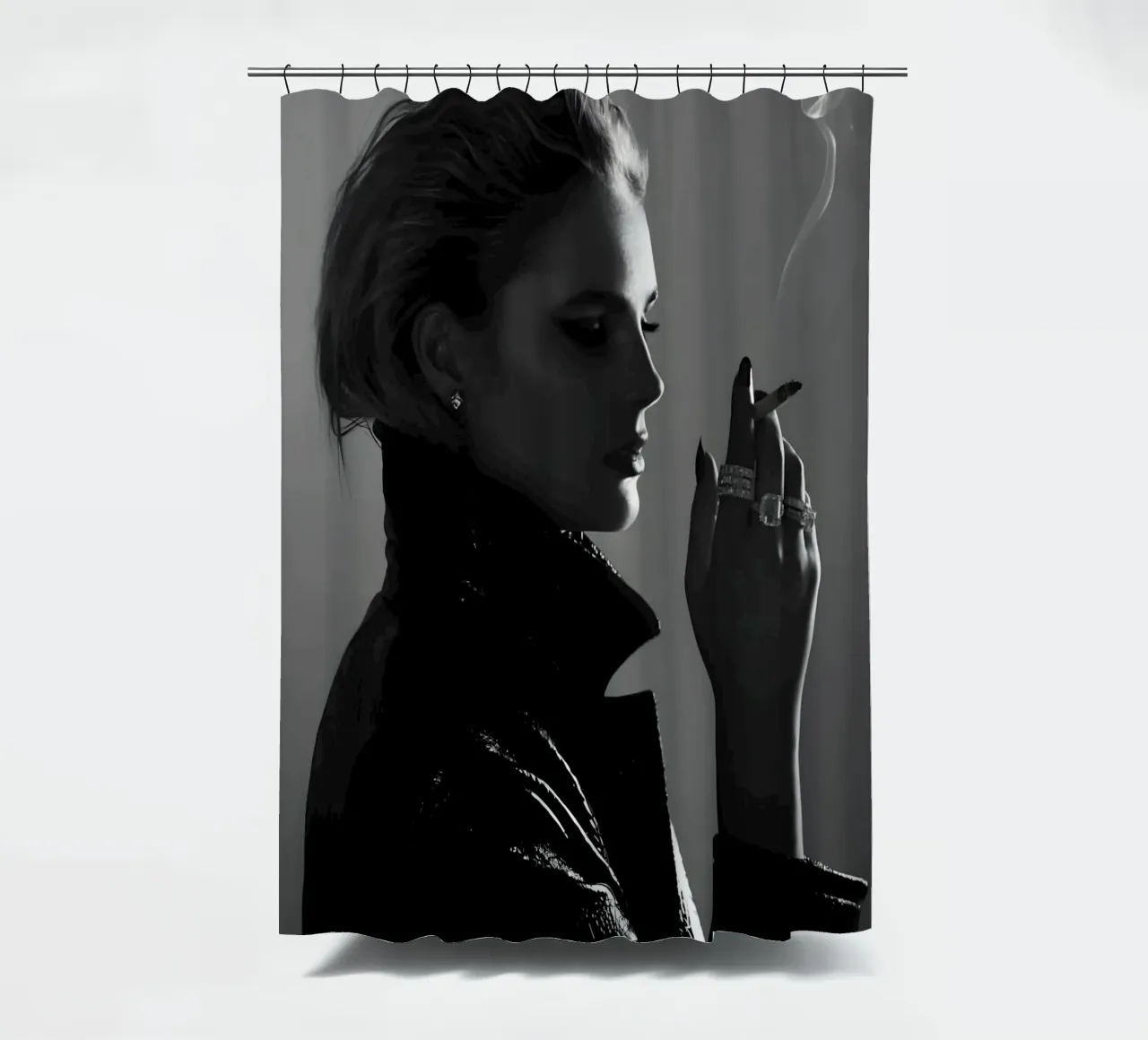 Fumo e profilo tenda da doccia da Galery Vintage