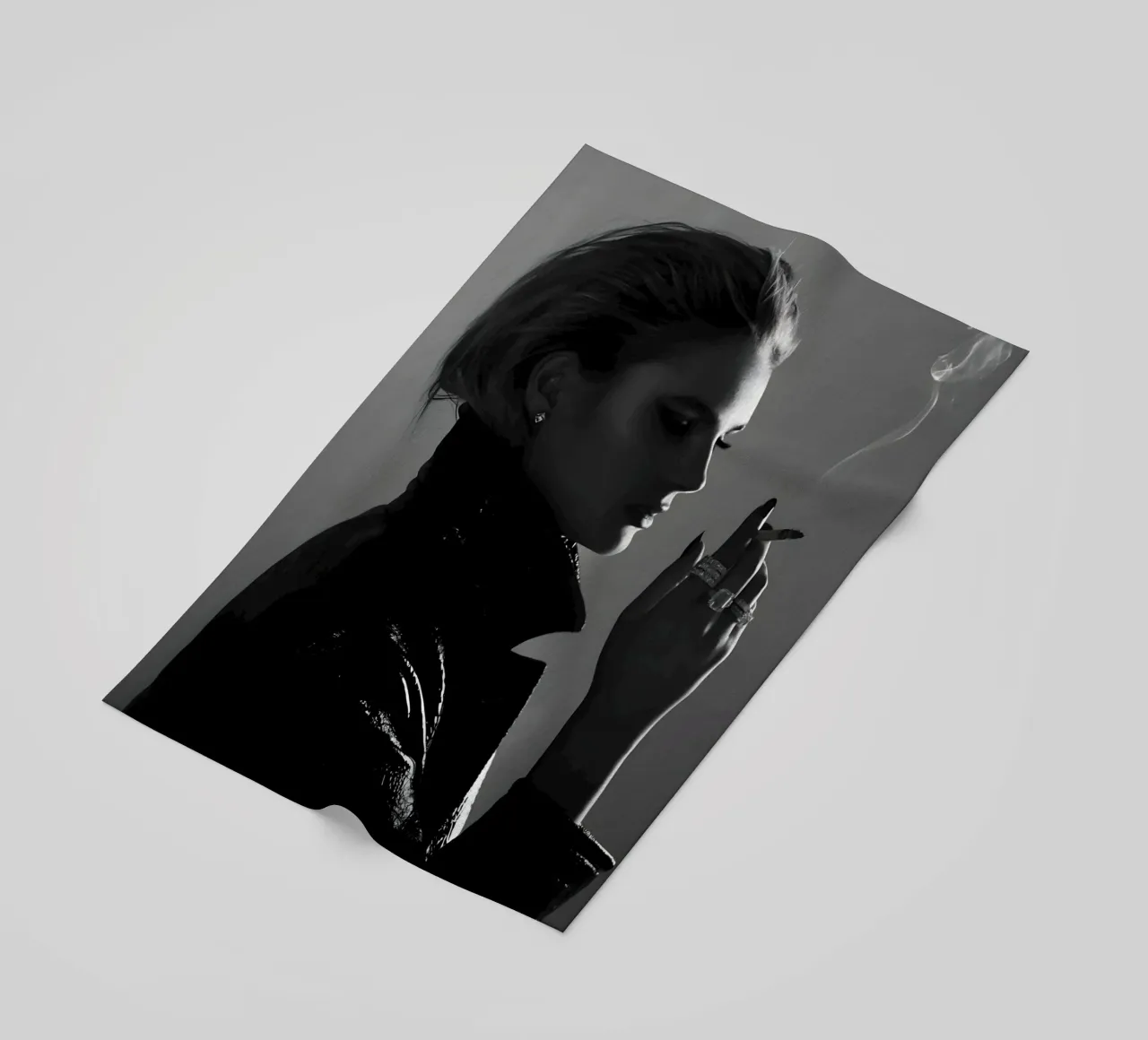 Fumo e profilo telo mare da Galery Vintage