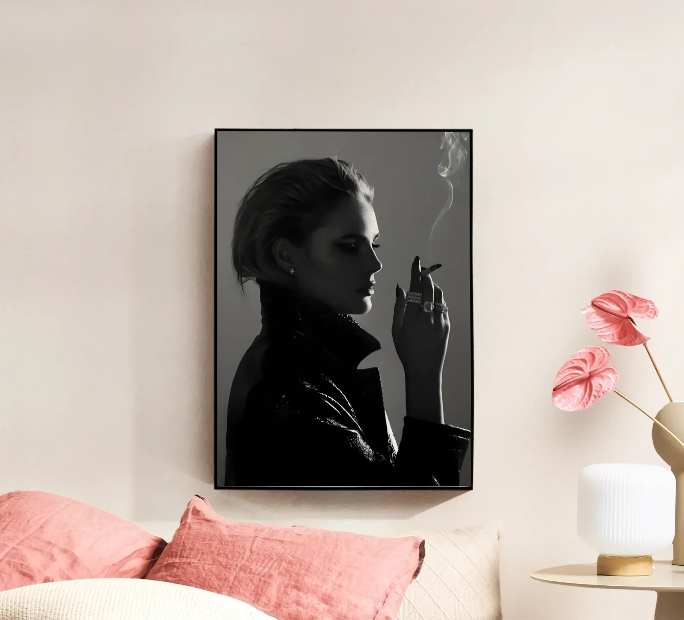 Fumo e profilo plexiglass da Galery Vintage