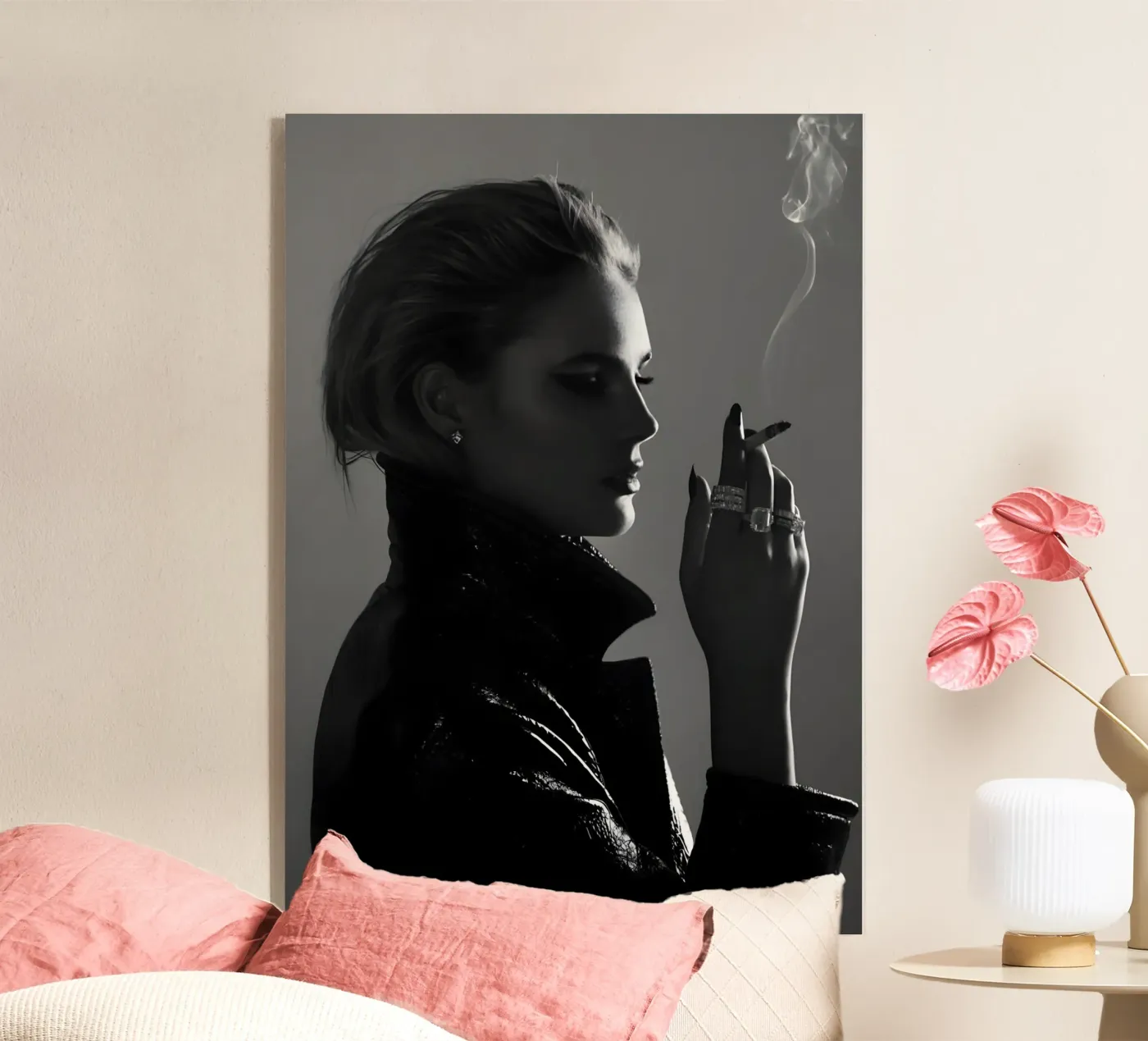 Fumo e profilo plexiglass da Galery Vintage