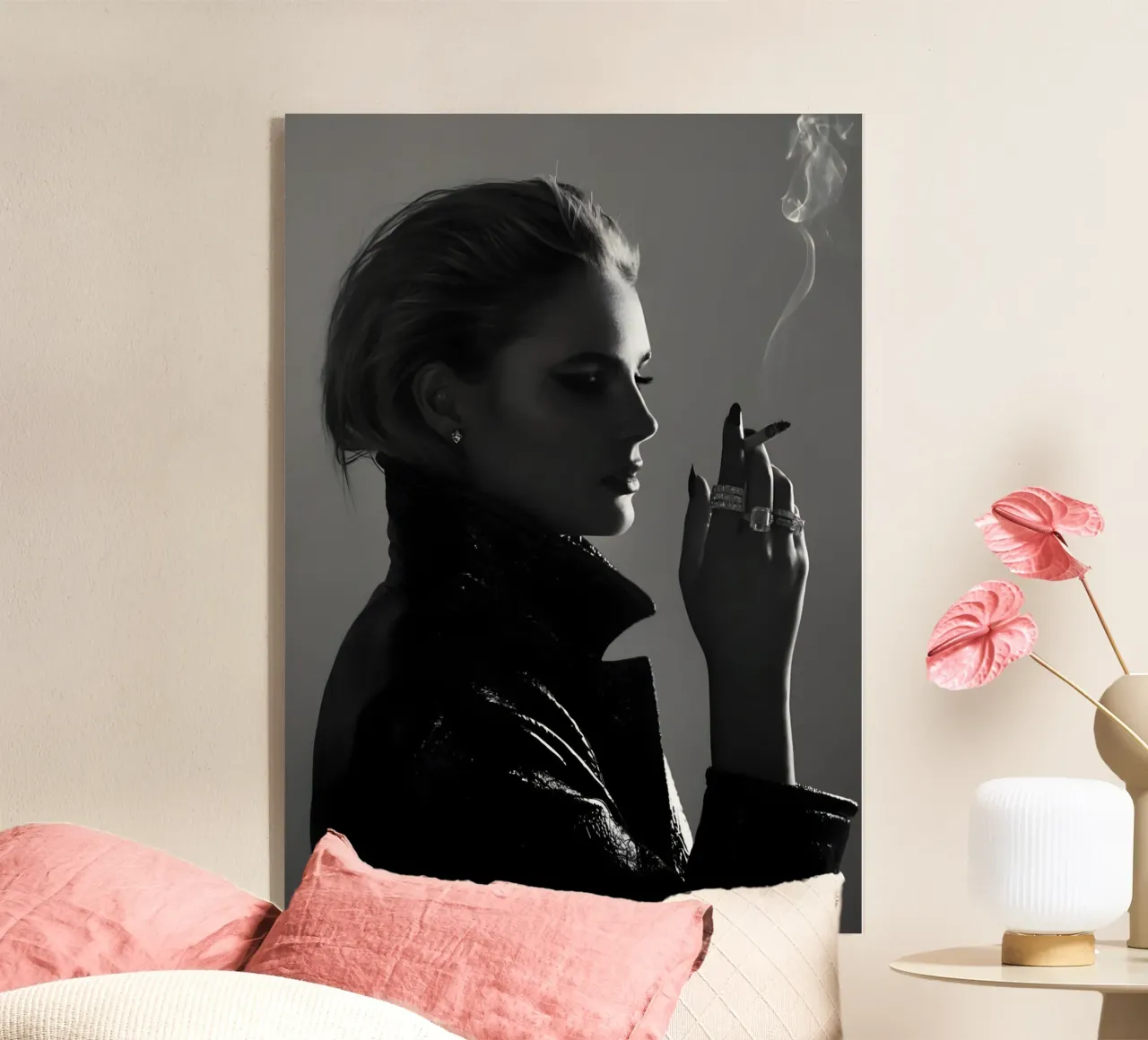 Fumo e profilo plexiglass da Galery Vintage