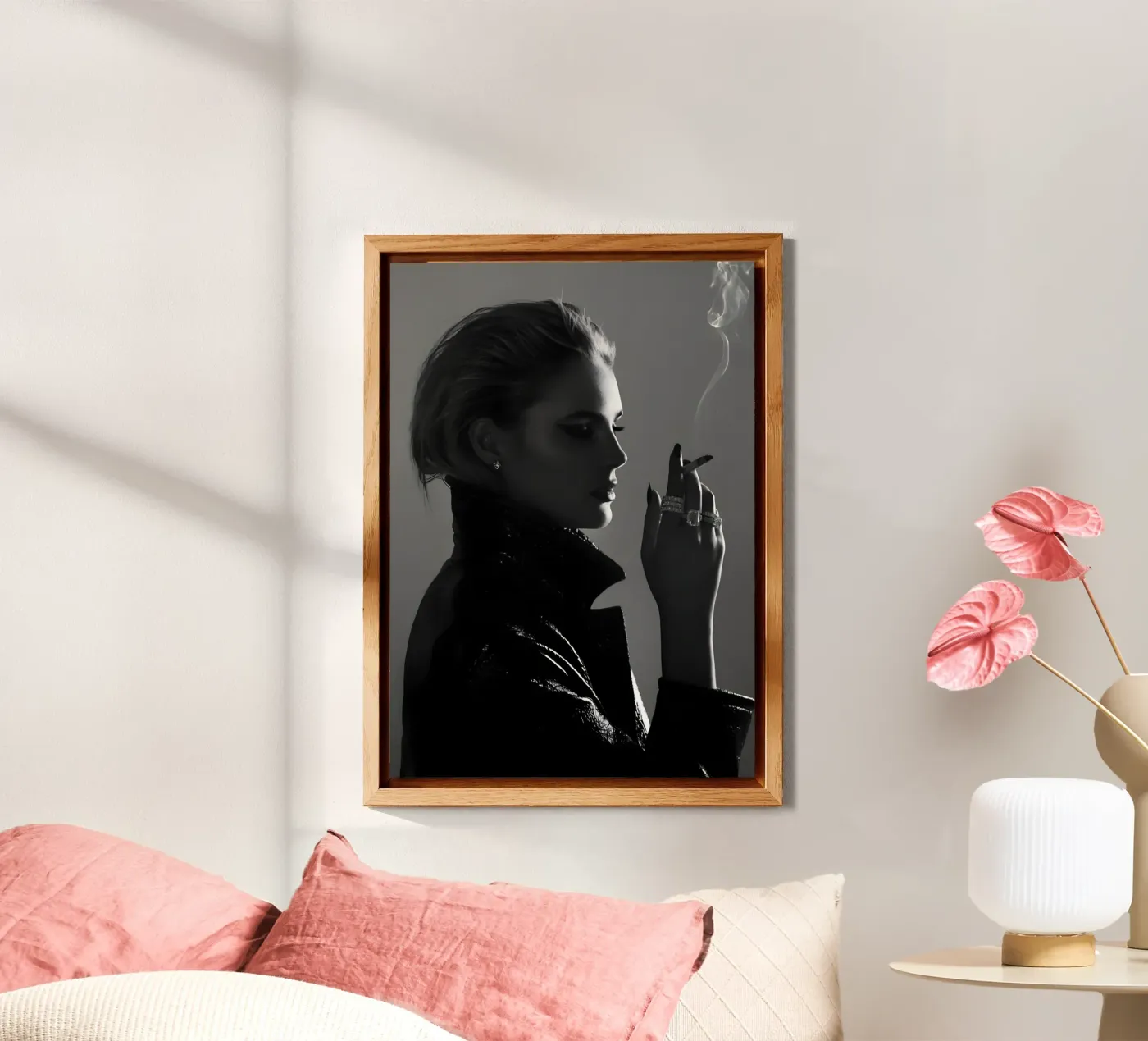 Fumo e profilo alluminio dibond da Galery Vintage