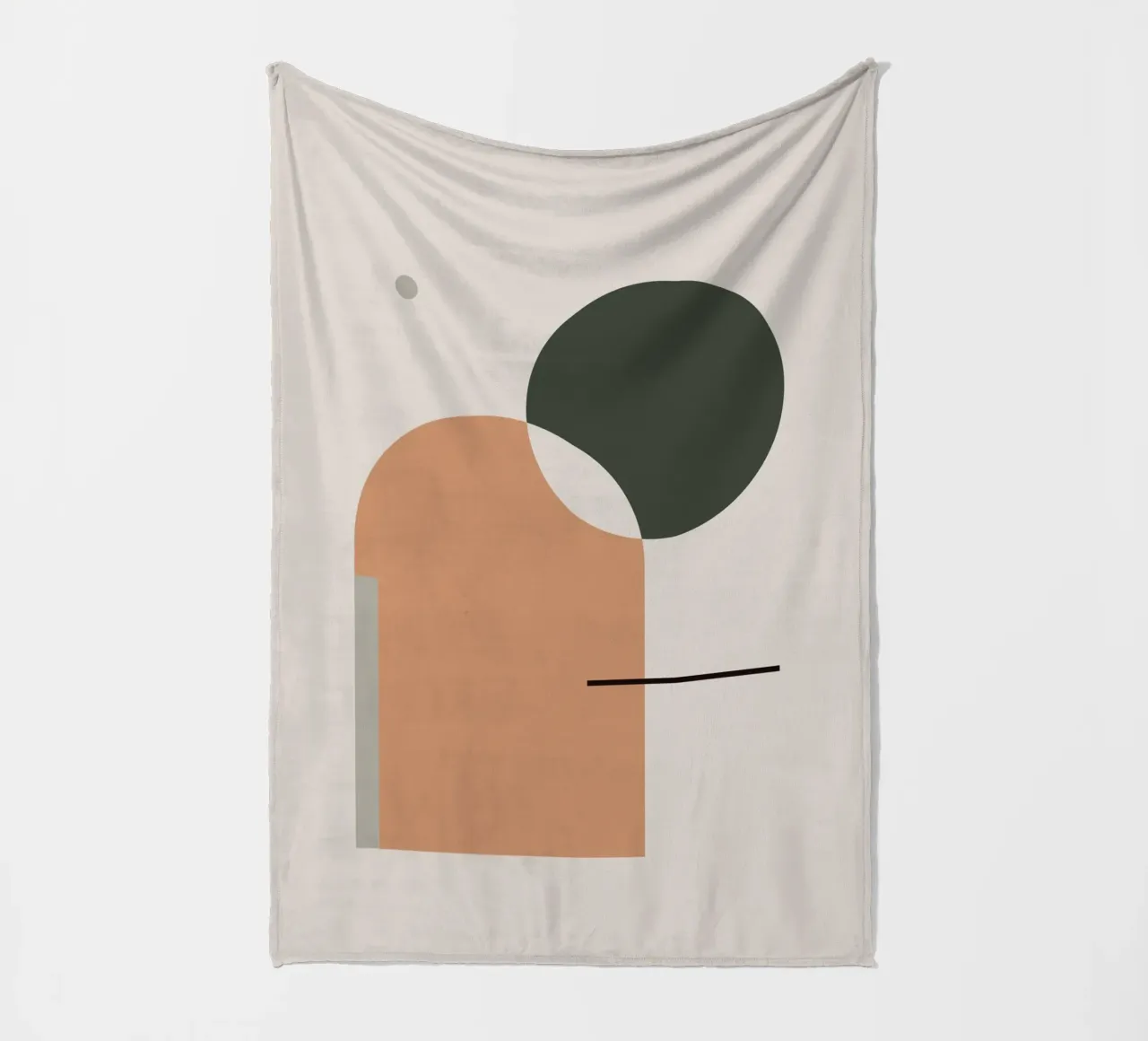 Simple Harmony - Abstract Composition Fleecedecke von KHouse Studio