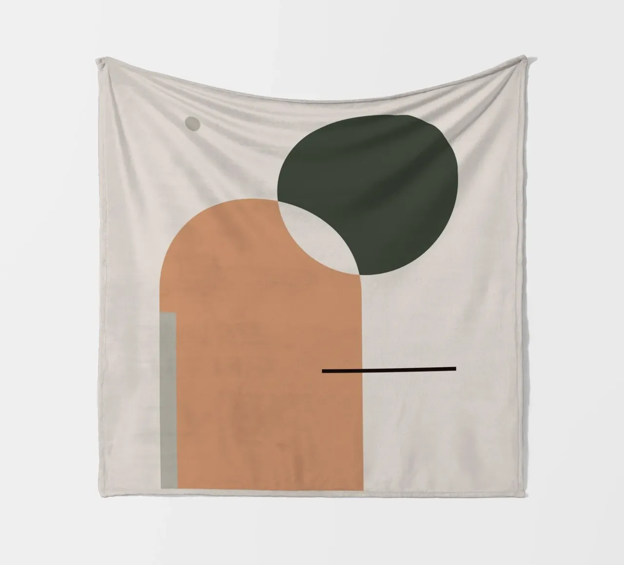 Simple Harmony - Abstract Composition Fleecedecke von KHouse Studio