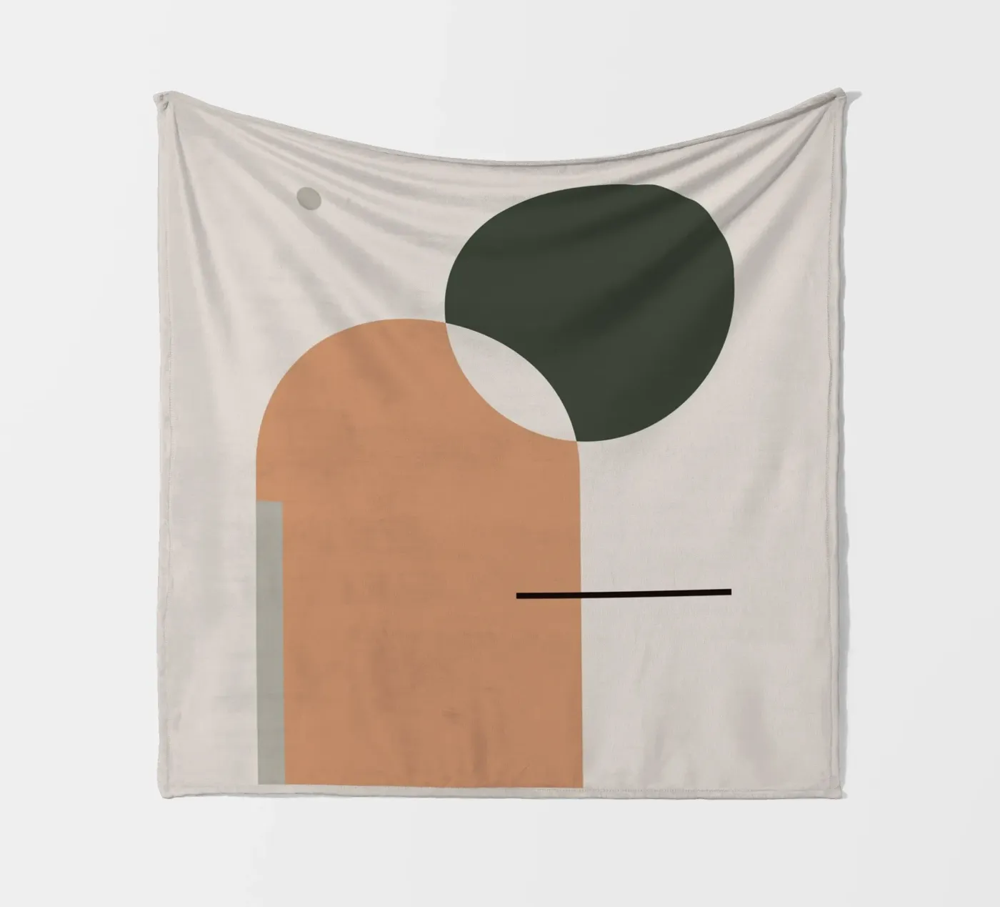 Simple Harmony - Abstract Composition fleecedeken van KHouse Studio