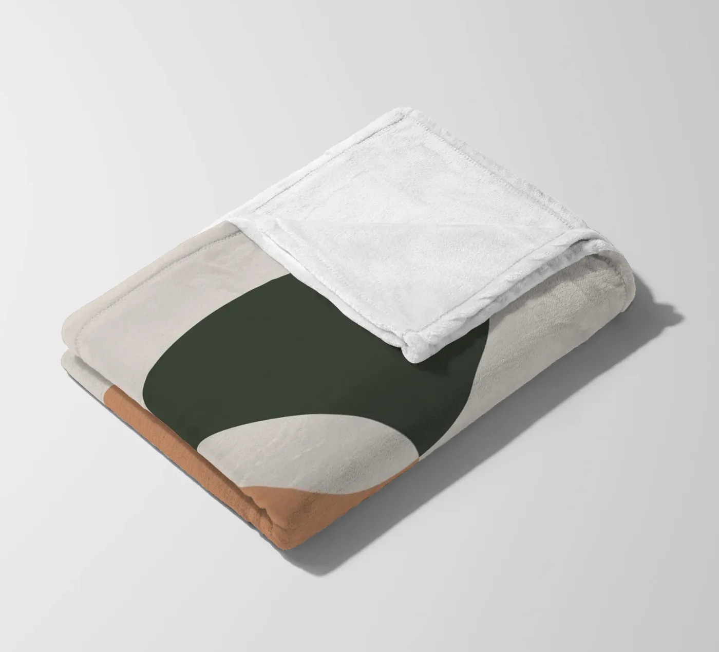 Simple Harmony - Abstract Composition fleecedeken van KHouse Studio