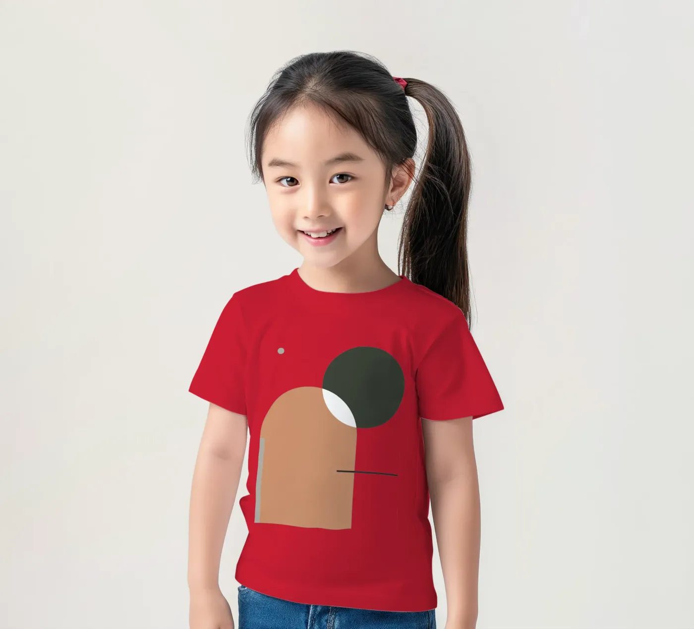 Simple Harmony - Abstract Composition kids t-shirt by KHouse Studio