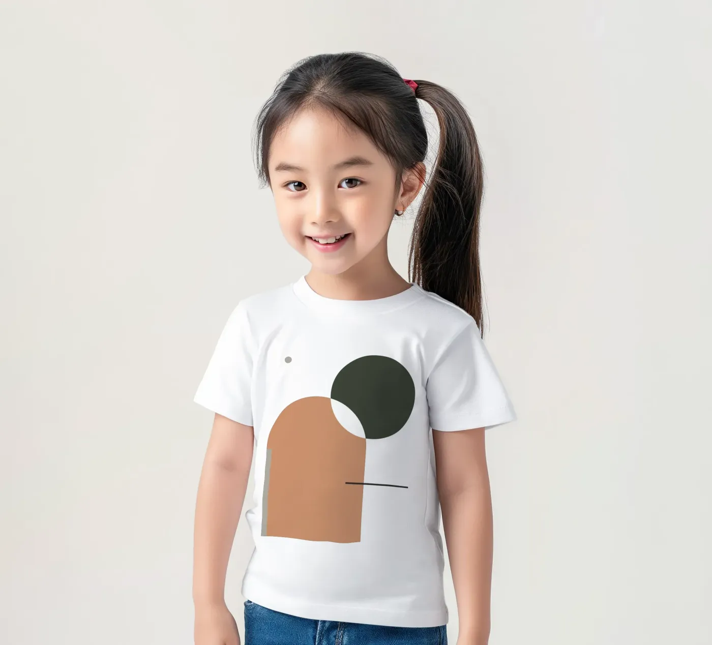 Simple Harmony - Abstract Composition kids t-shirt by KHouse Studio