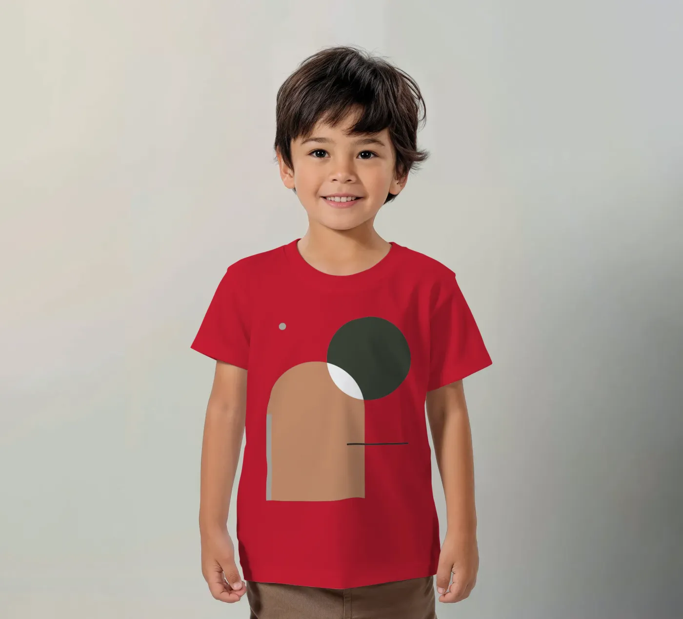 Simple Harmony - Abstract Composition kids t-shirt by KHouse Studio