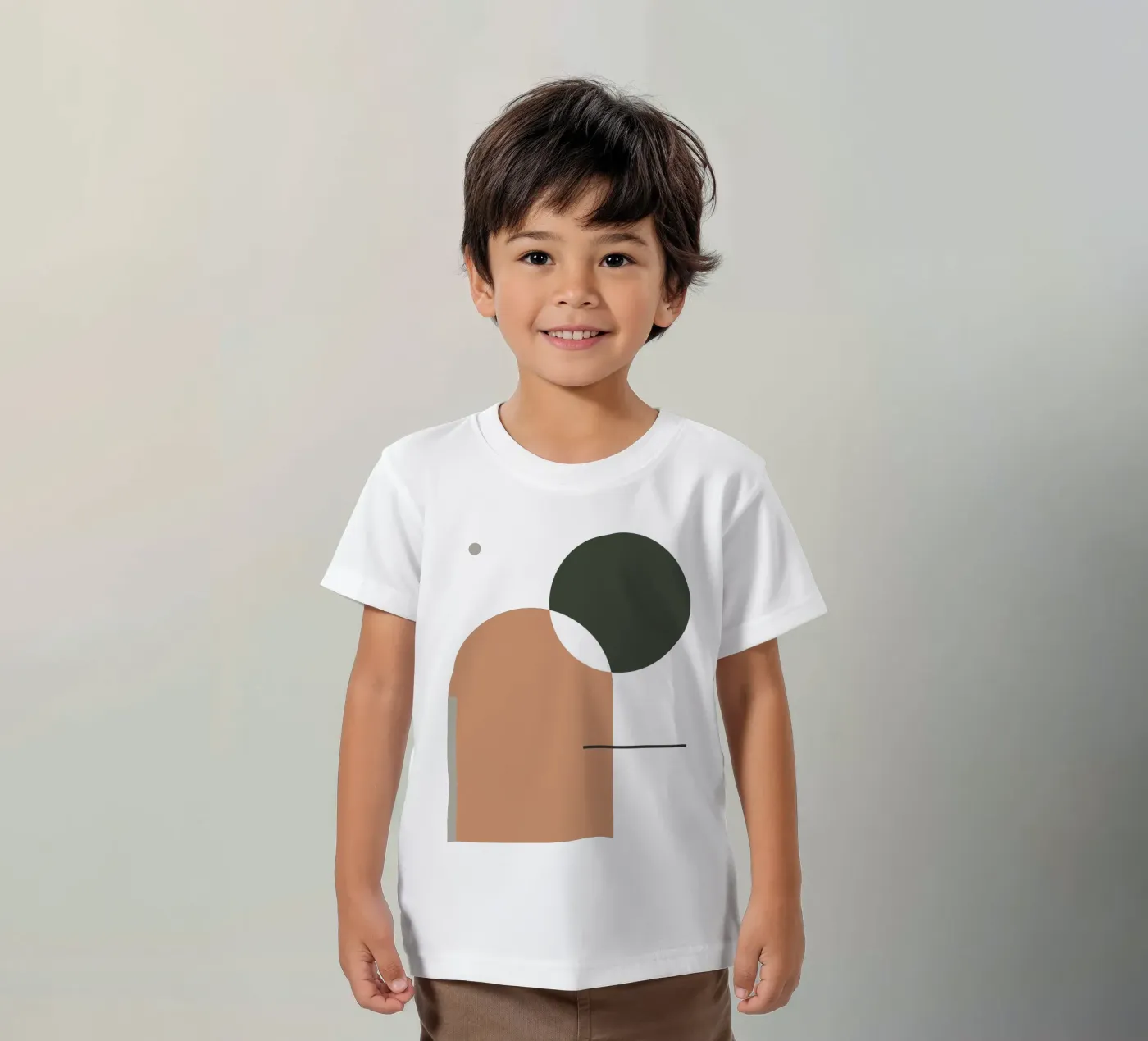 Simple Harmony - Abstract Composition kids t-shirt by KHouse Studio