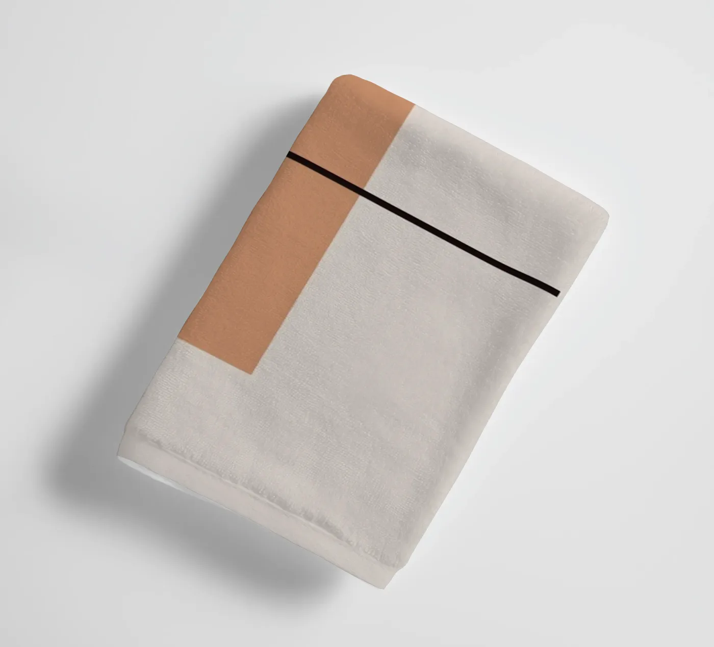 Simple Harmony - Abstract Composition towel by KHouse Studio