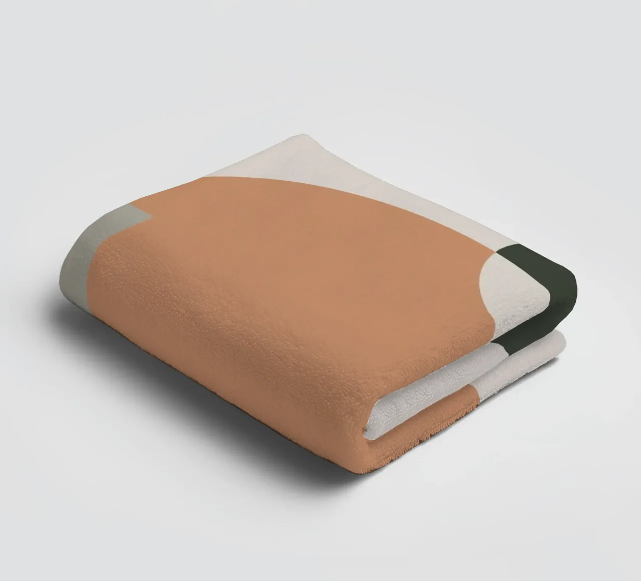 Simple Harmony - Abstract Composition towel by KHouse Studio