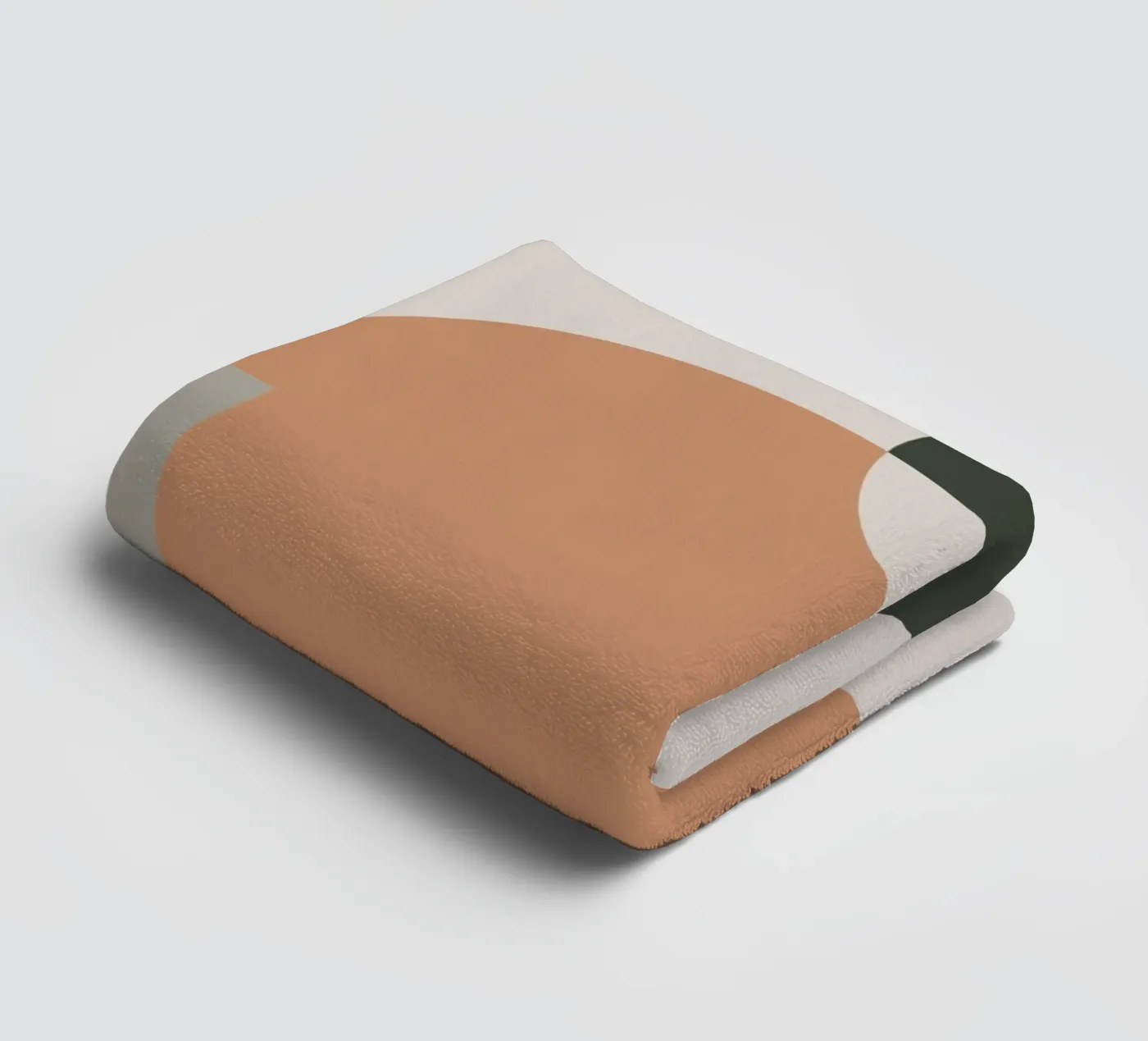 Simple Harmony - Abstract Composition towel by KHouse Studio