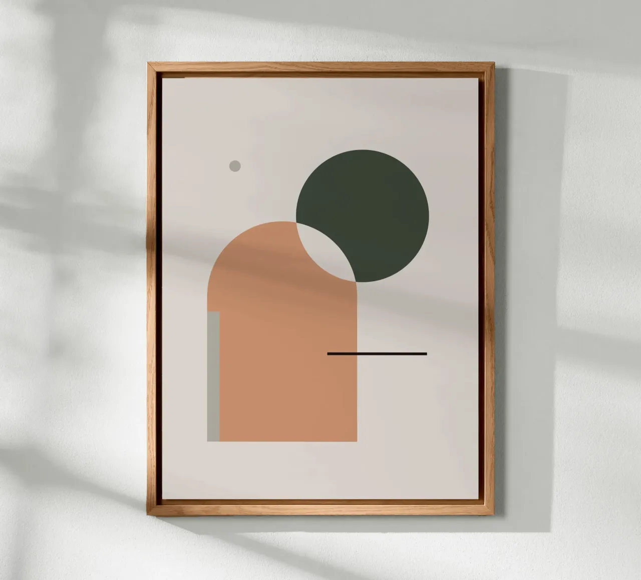 Simple Harmony - Abstract Composition forex plate by KHouse Studio