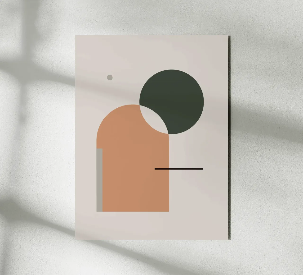 Simple Harmony - Abstract Composition forex plate by KHouse Studio