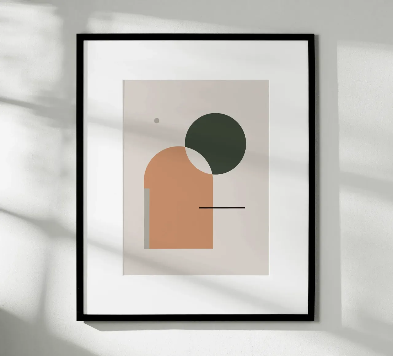 Simple Harmony - Abstract Composition poster by KHouse Studio