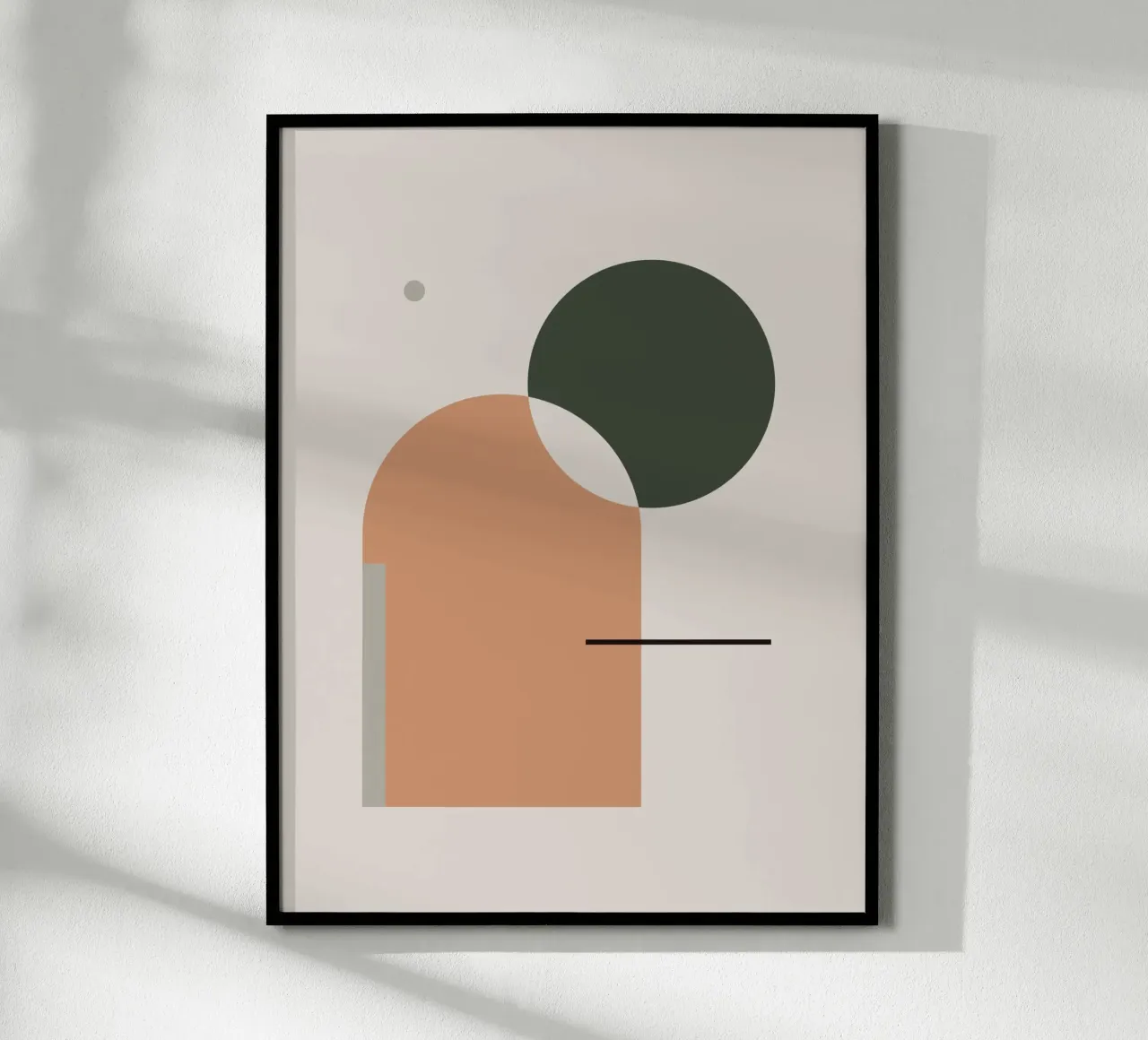 Simple Harmony - Abstract Composition poster by KHouse Studio