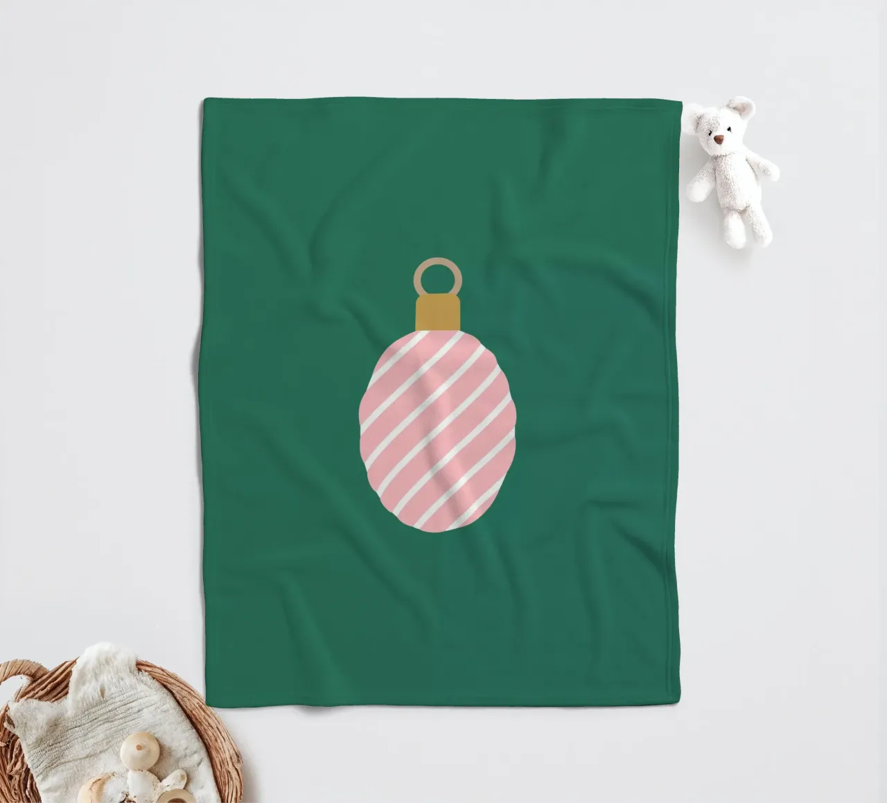 Palla rosa coperta in pile da janamossmann