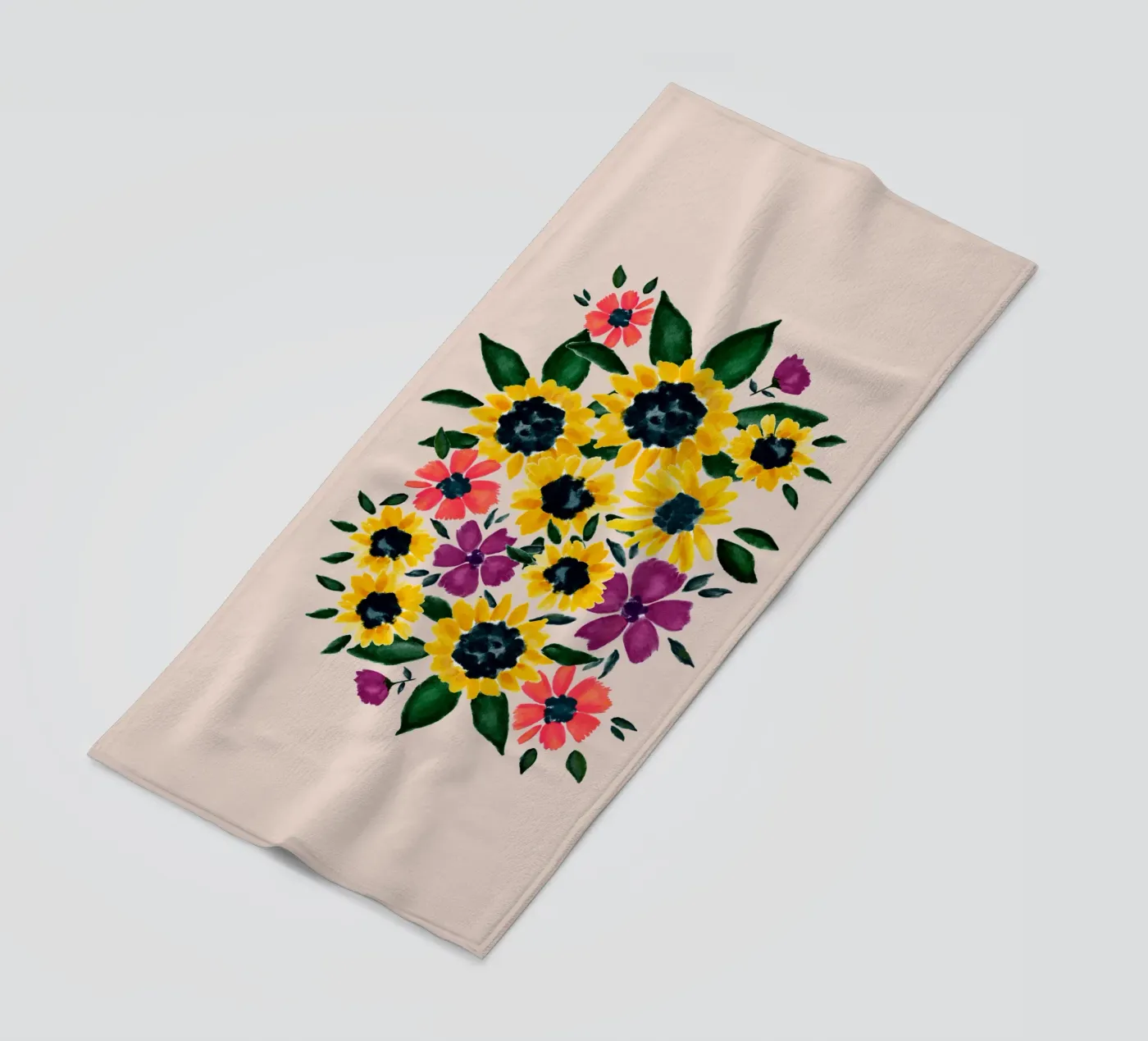 Sunflowers telo mare da Petra Lang - Floral Art