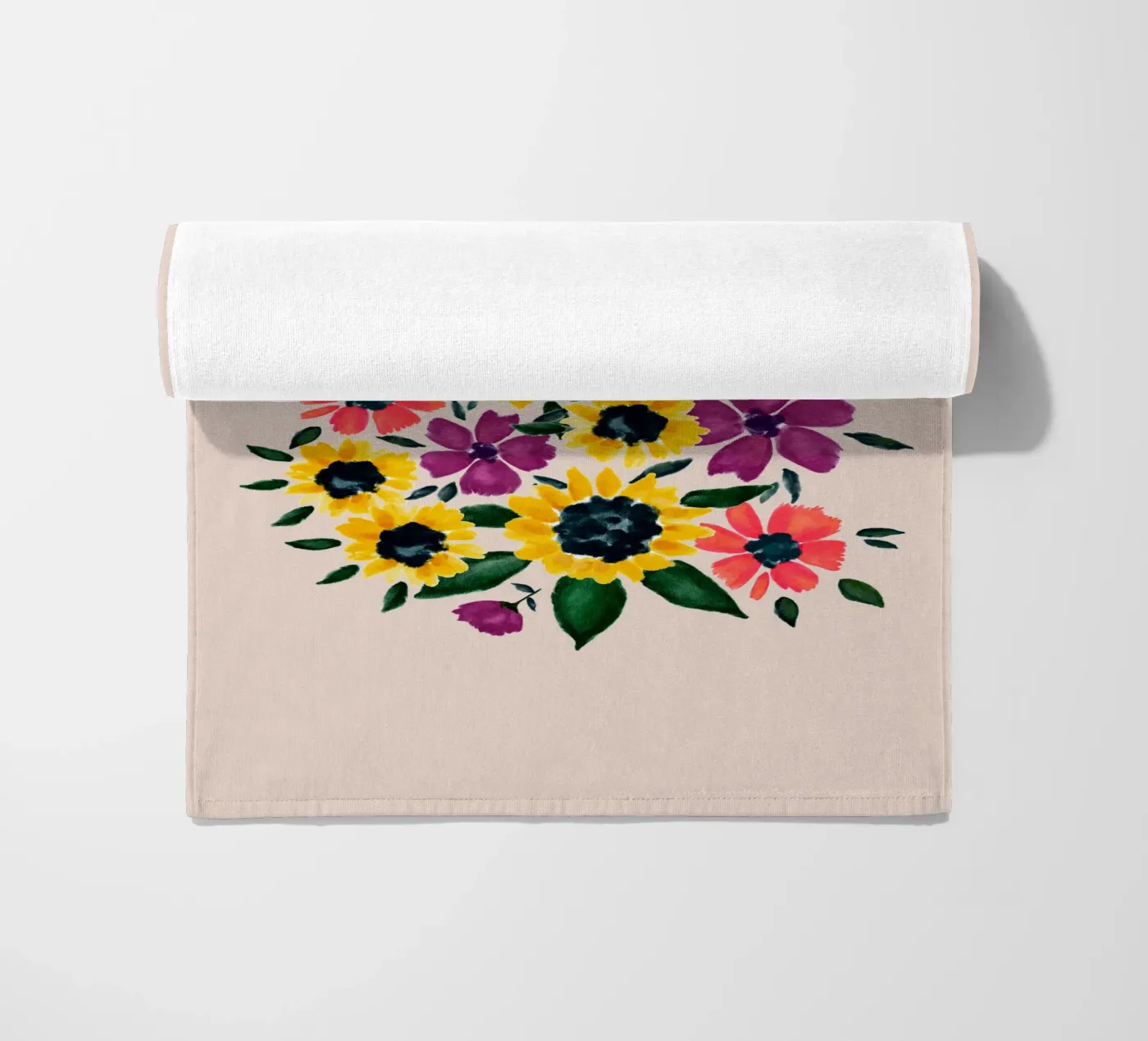 Sunflowers telo mare da Petra Lang - Floral Art