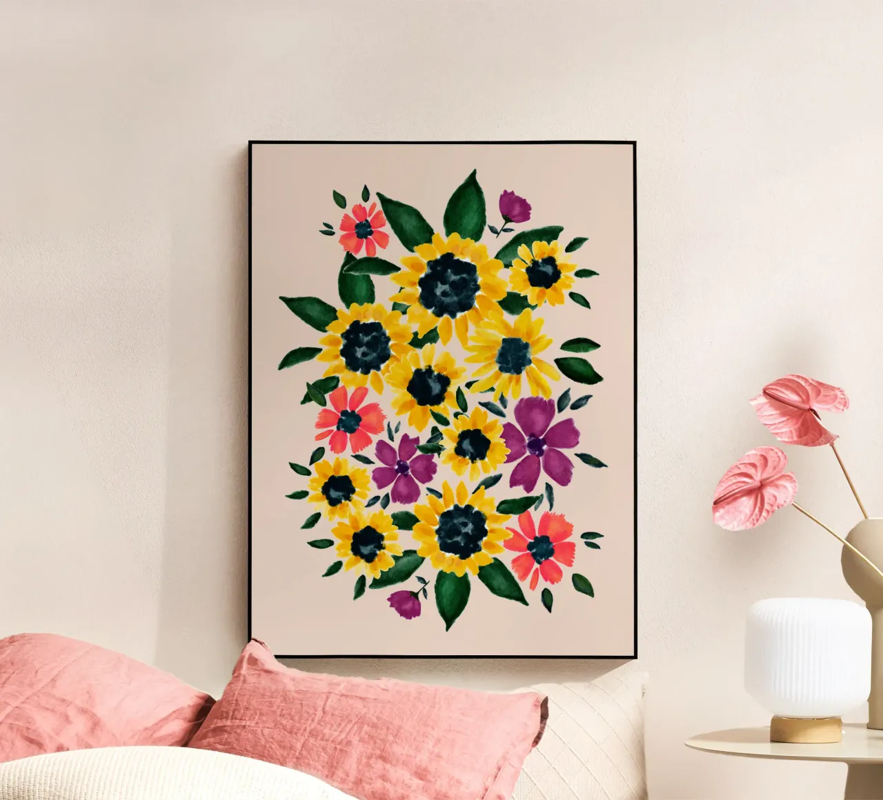 Girasoli plexiglass da Petra Lang - Floral Art