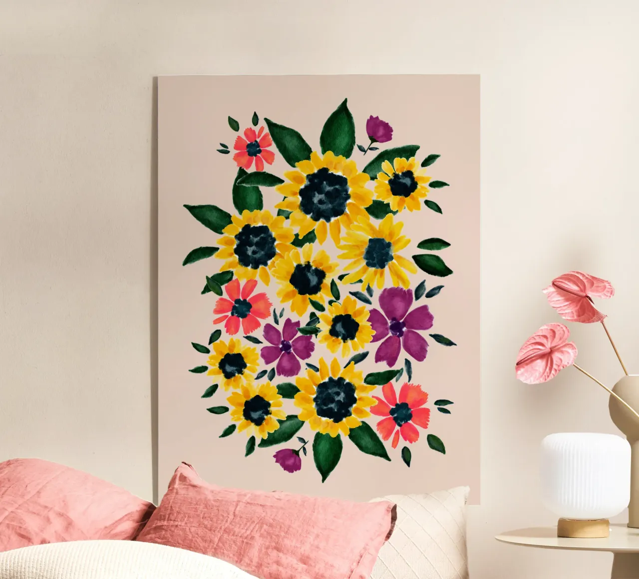 Girasoli plexiglass da Petra Lang - Floral Art