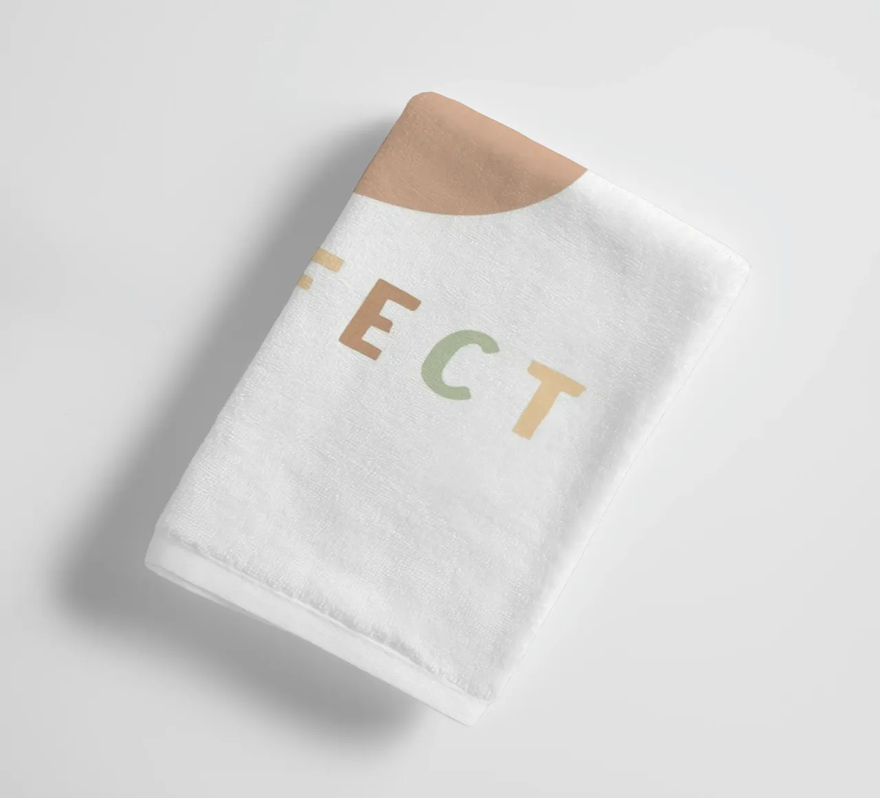 Pearfect, Playful Minimalist Fruit Print towel by Littleleo