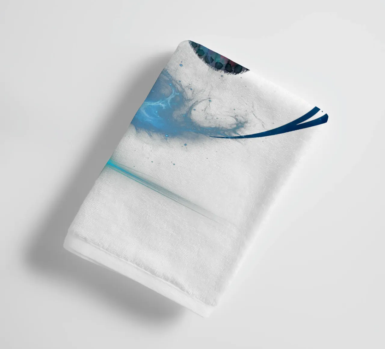 Mystical Moth with Moon and Stars towel by Eva Nev
